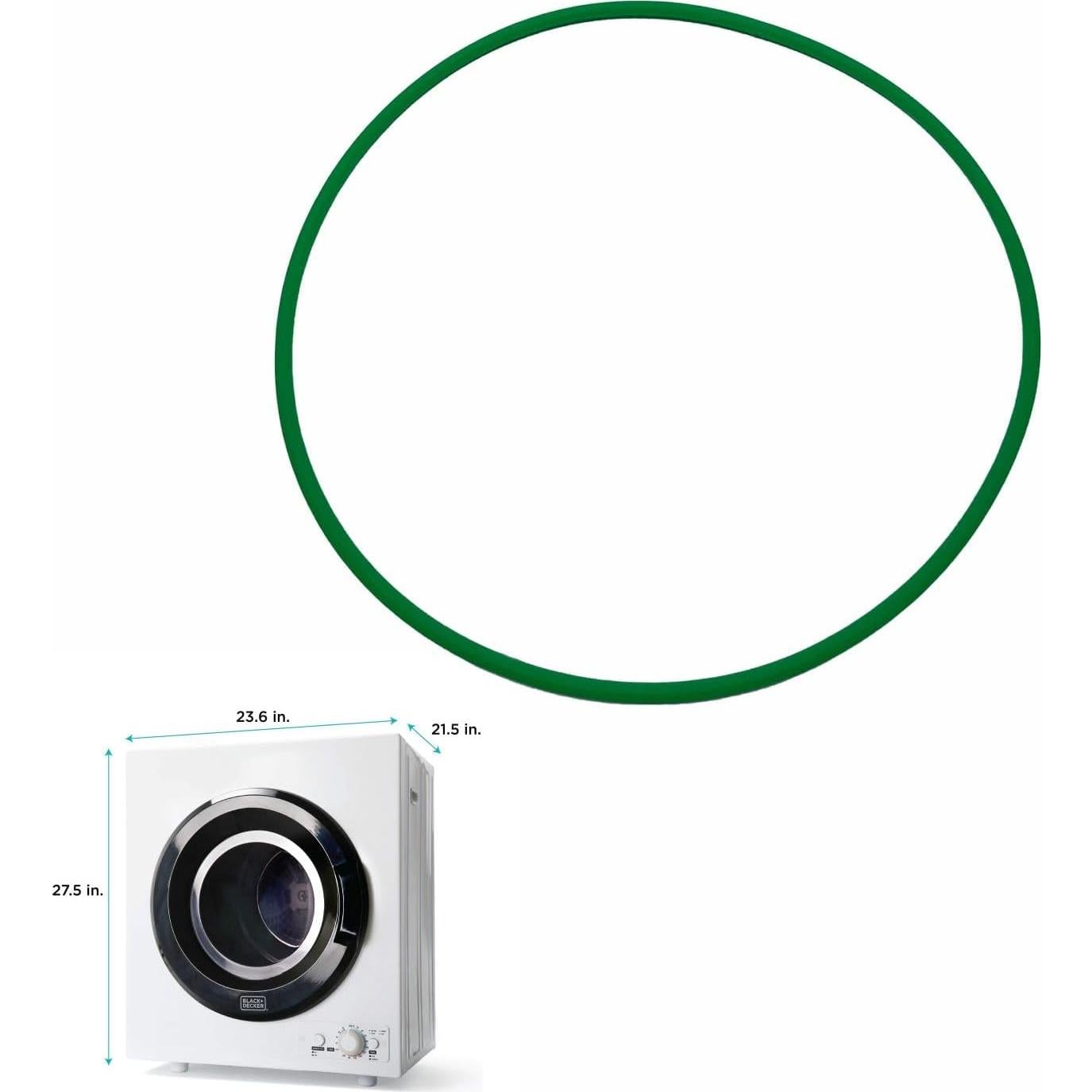 Correa de Ventilador de Secadora GKZKNG BCED37 12.45cm