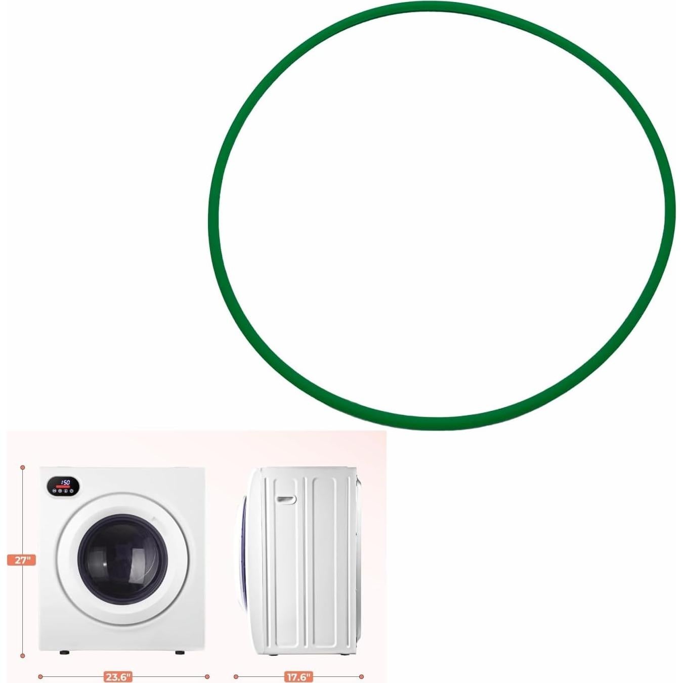 Correa de Ventilador de Secadora GKZKNG CD-8 12.4x9cm