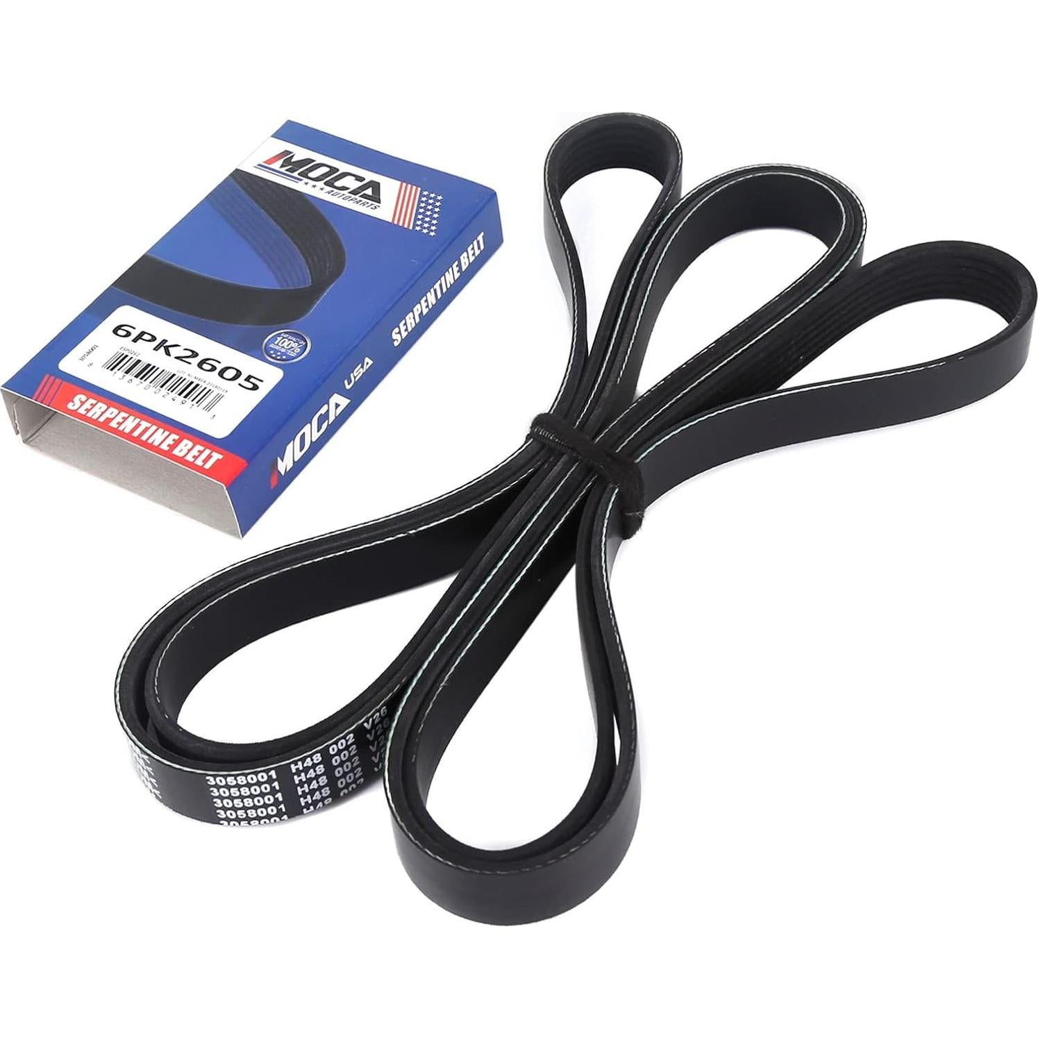Correa Serpentina MOCA 6PK2605 para Ford F-150 y Lincoln