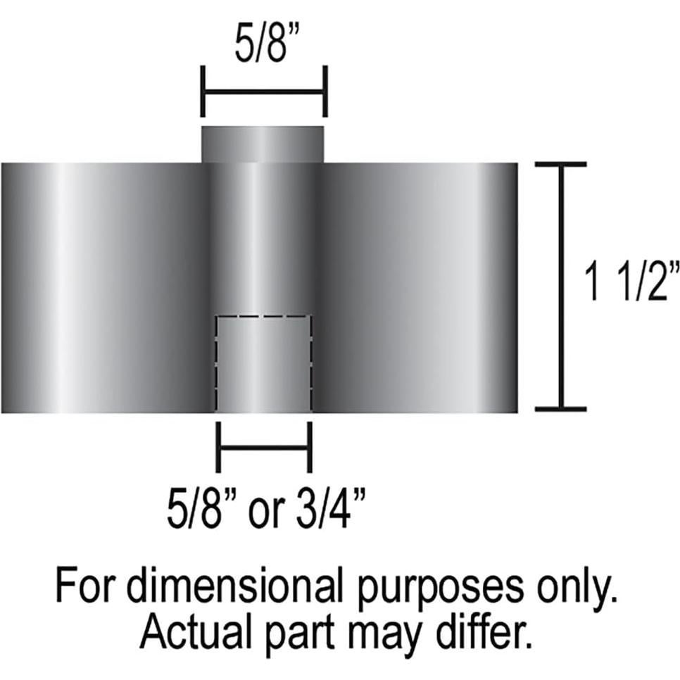 Espaciador de Ventilador de Correa Derale 31515 Aluminio 3.81 cm