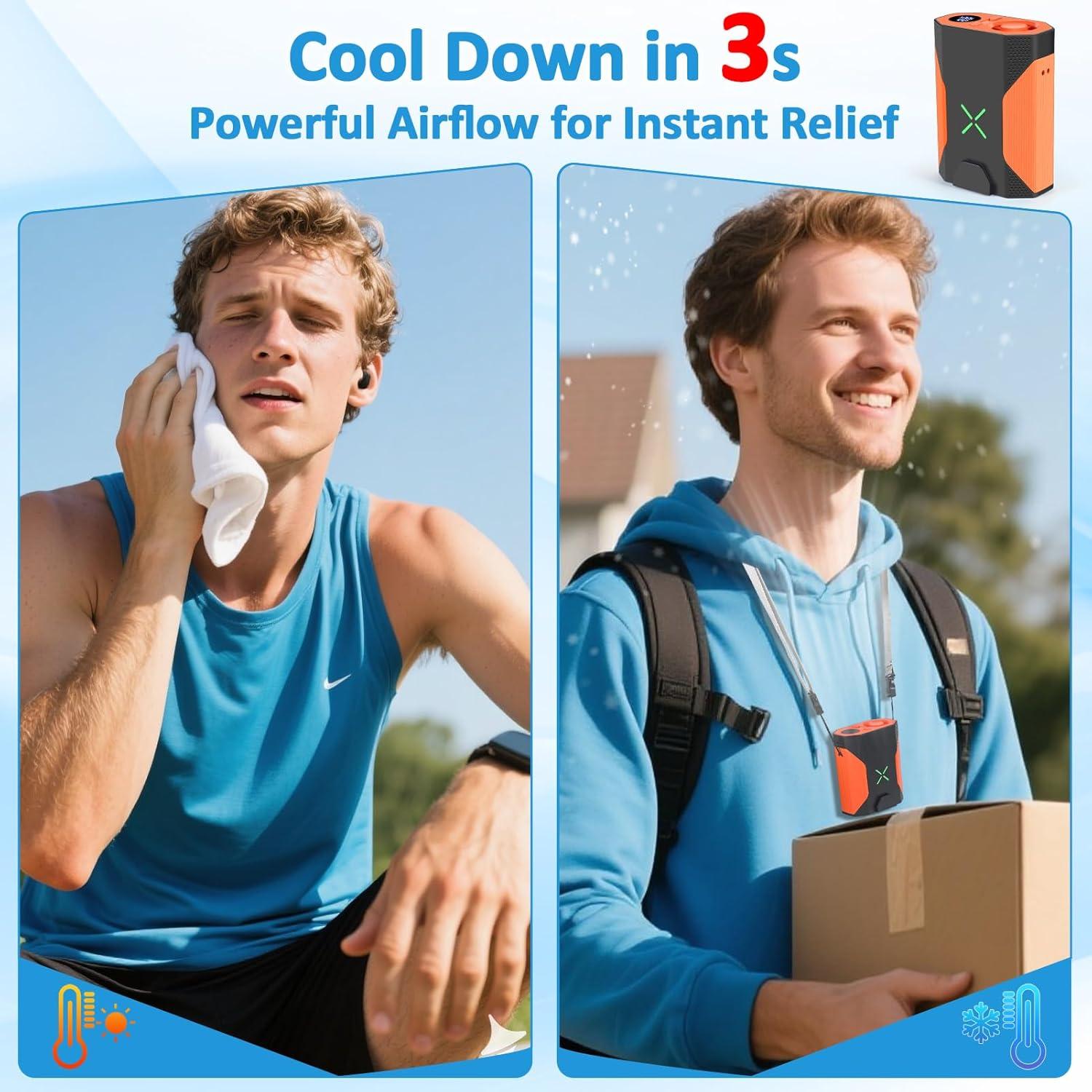 Mini Ventilador Portátil Fotgear G400 Clip de Cintura 4500mAh