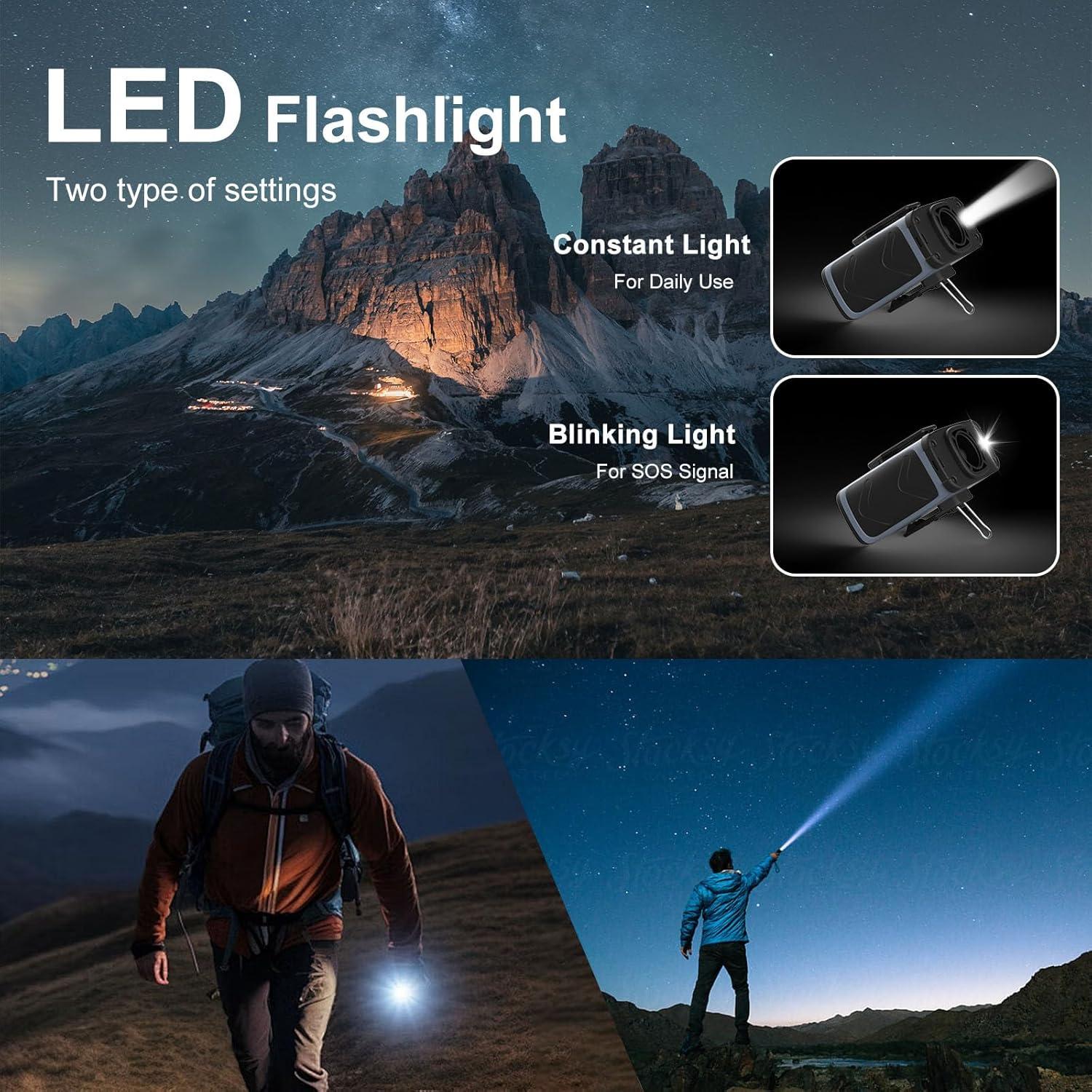 Ventilador Portátil Beefull YH-F099 10000mAh 40H Gris