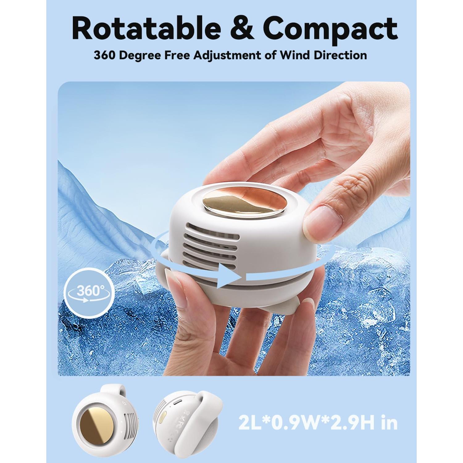 Ventilador Mini Silencioso Portátil Clip Genérico 3 Velocidades