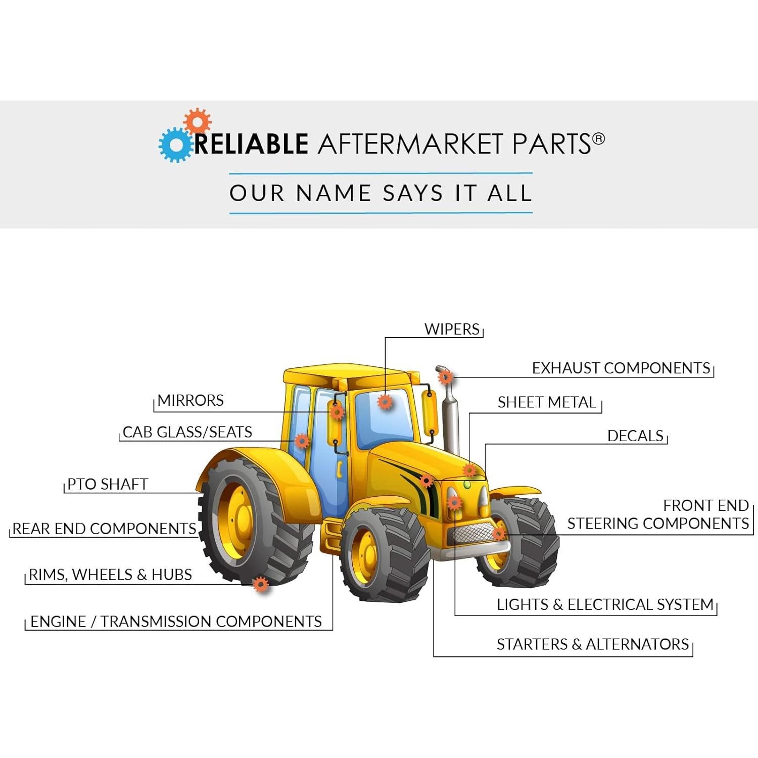 Correa de Ventilador RAParts G7425 para IH y Farmall