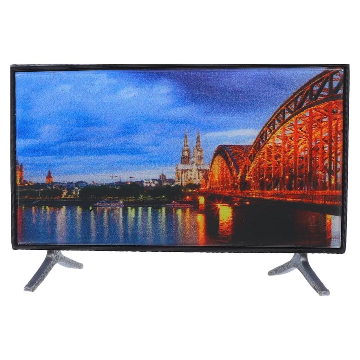 Televisión Miniatura MAGICLULU para Casa de Muñecas 5.90x5.50 cm