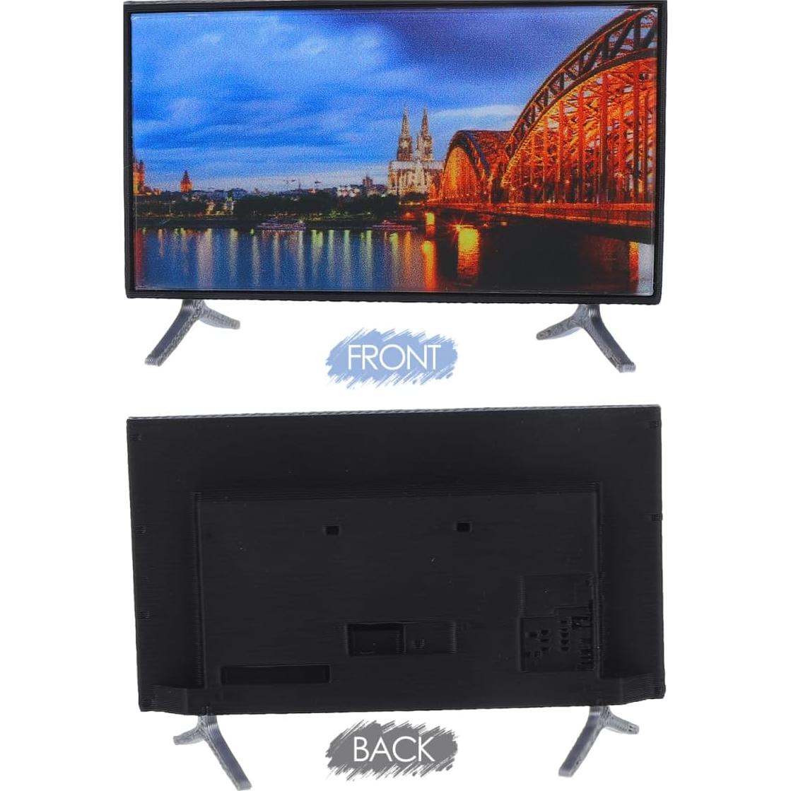 Televisión Miniatura MAGICLULU para Casa de Muñecas 5.90x5.50 cm