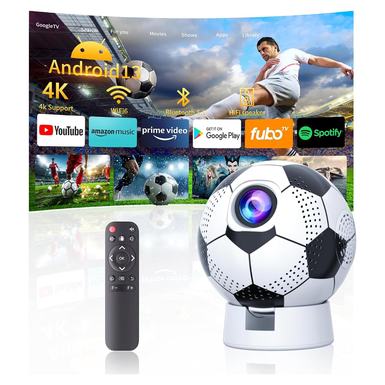 Mini Proyector Enoecsy WiFi Bluetooth 1080P Portátil 1kg