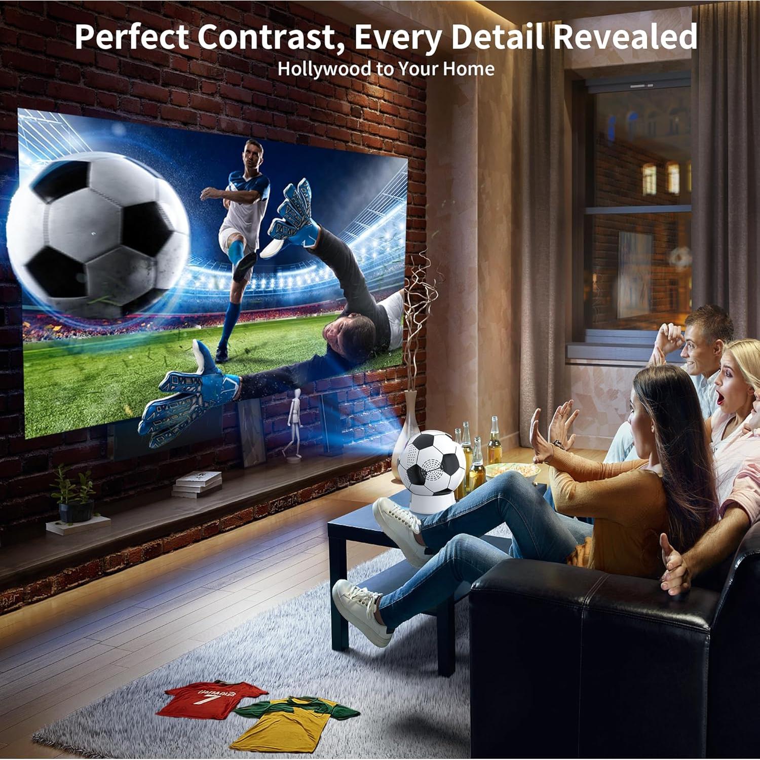 Mini Proyector Enoecsy WiFi Bluetooth 1080P Portátil 1kg