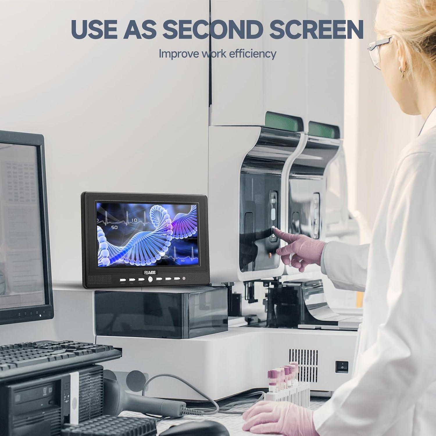 TV Portátil Rywob 7" Batería Recargable ATSC USB AV