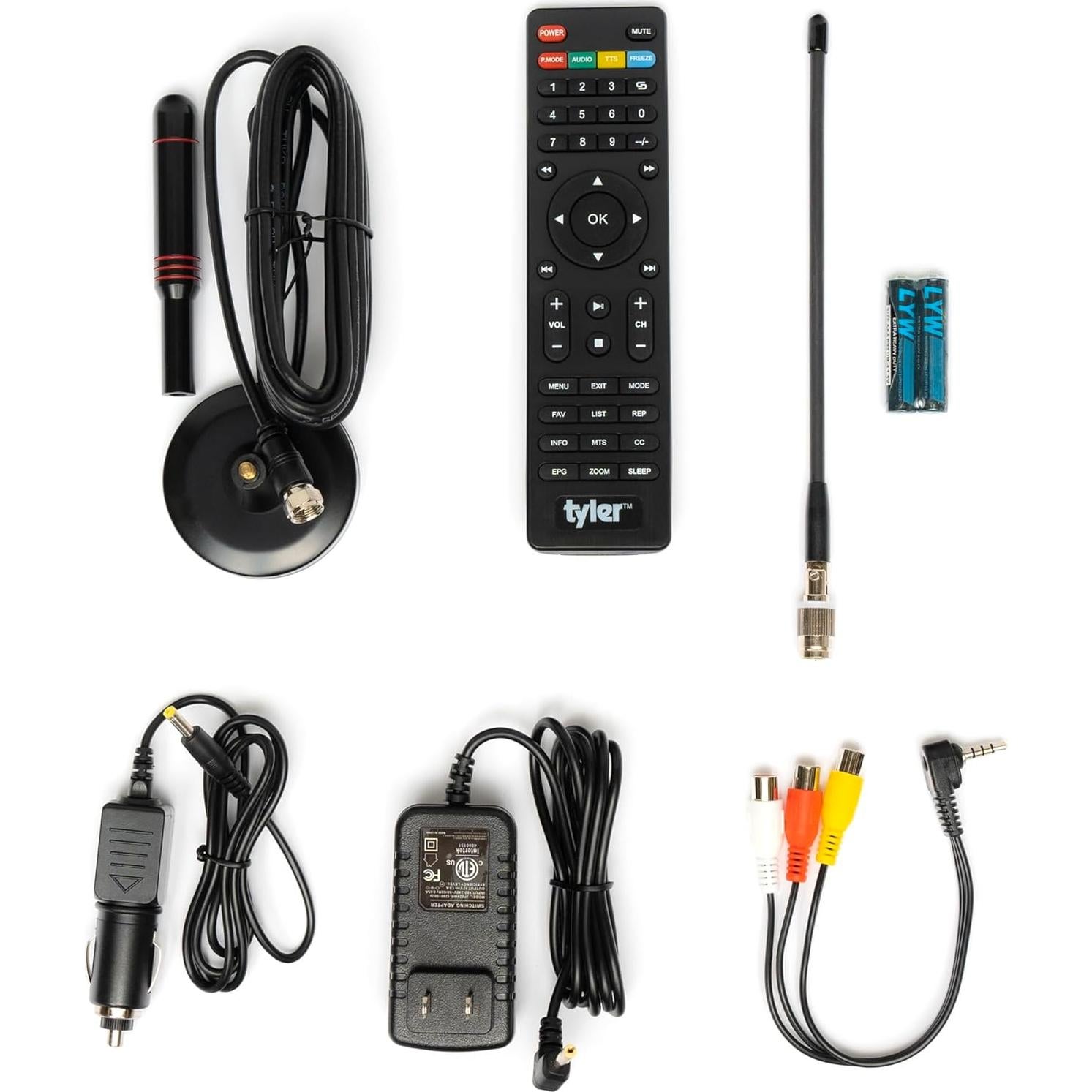 Televisor portátil LCD Tyler TTV707-13 13.3" 1080P con batería