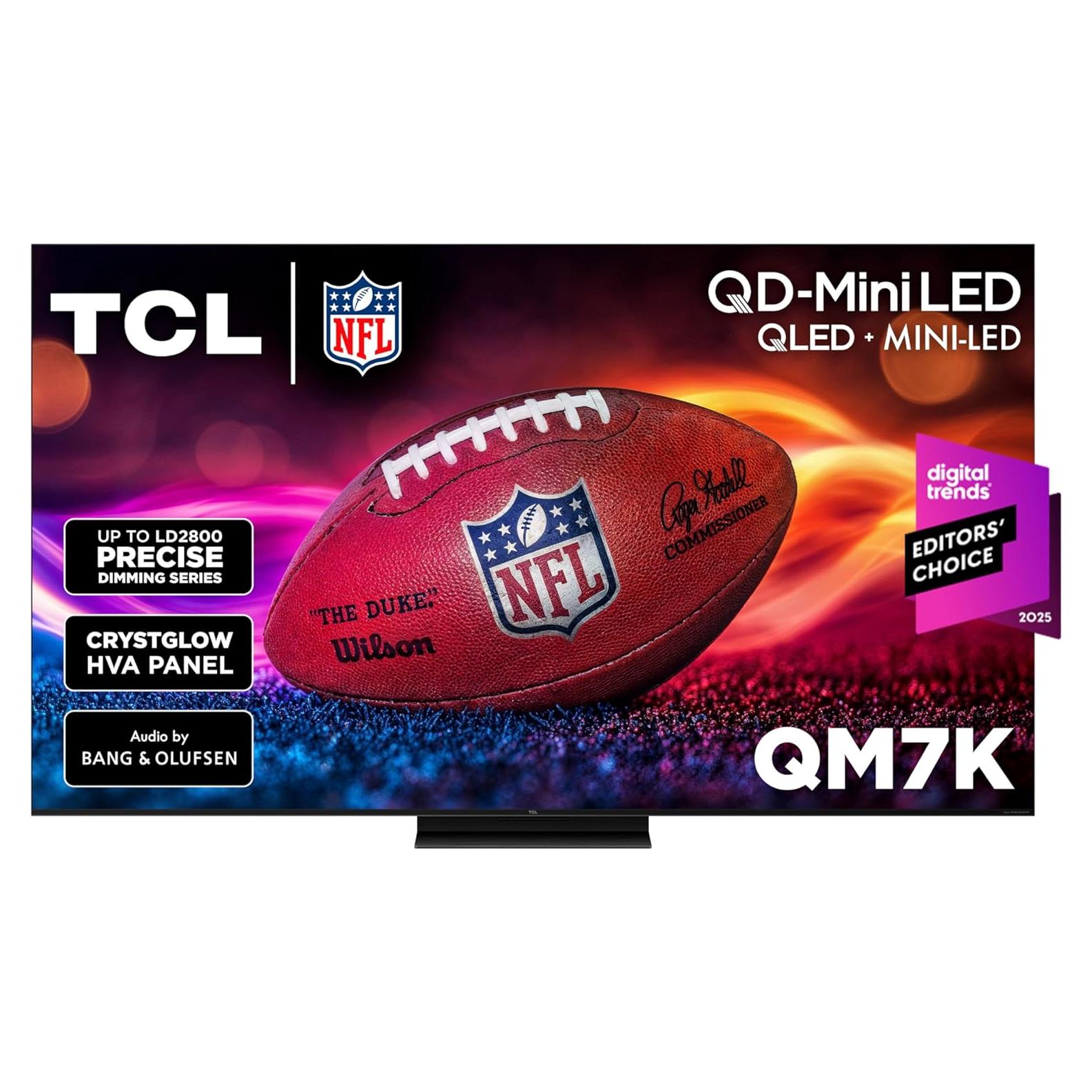 TCL 55" QM7K Mini LED QLED 4K HDR Smart TV 2025