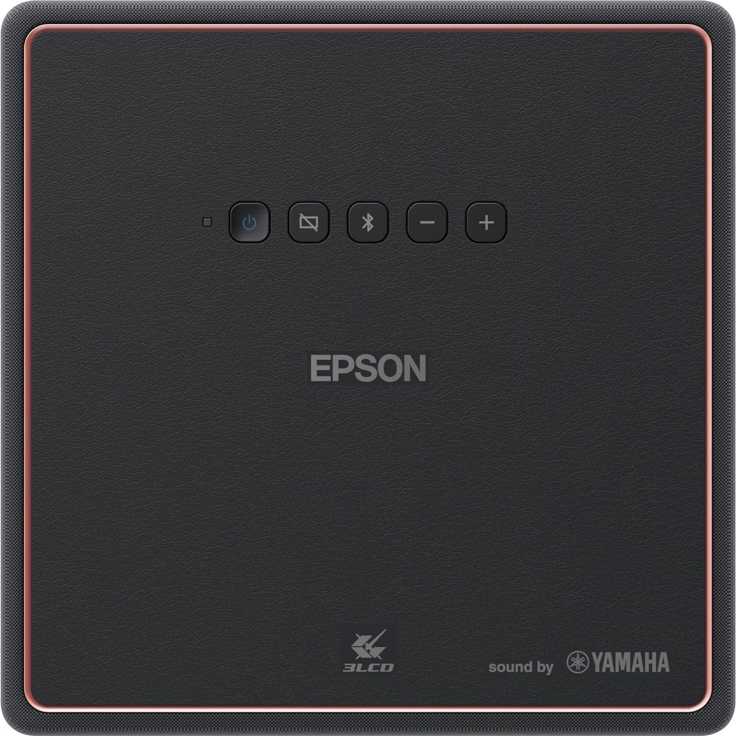 Proyector Láser Epson EpiqVision Mini EF12, Full HD 1080p, 1000 lúmenes, Android TV, Sonido Yamaha