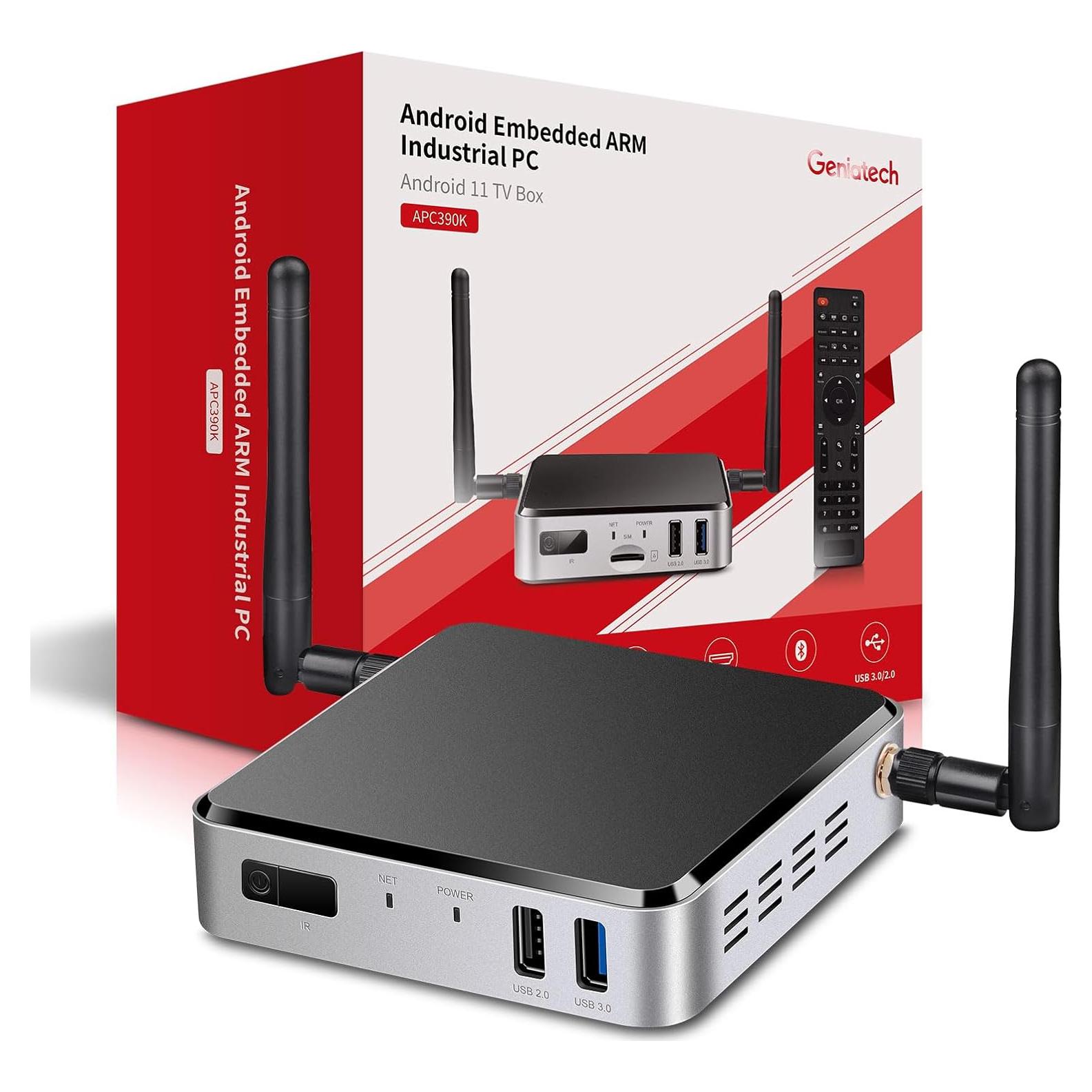 Reproductor Android TV Geniatech APC390K 4K UHD 2GB RAM 16GB ROM