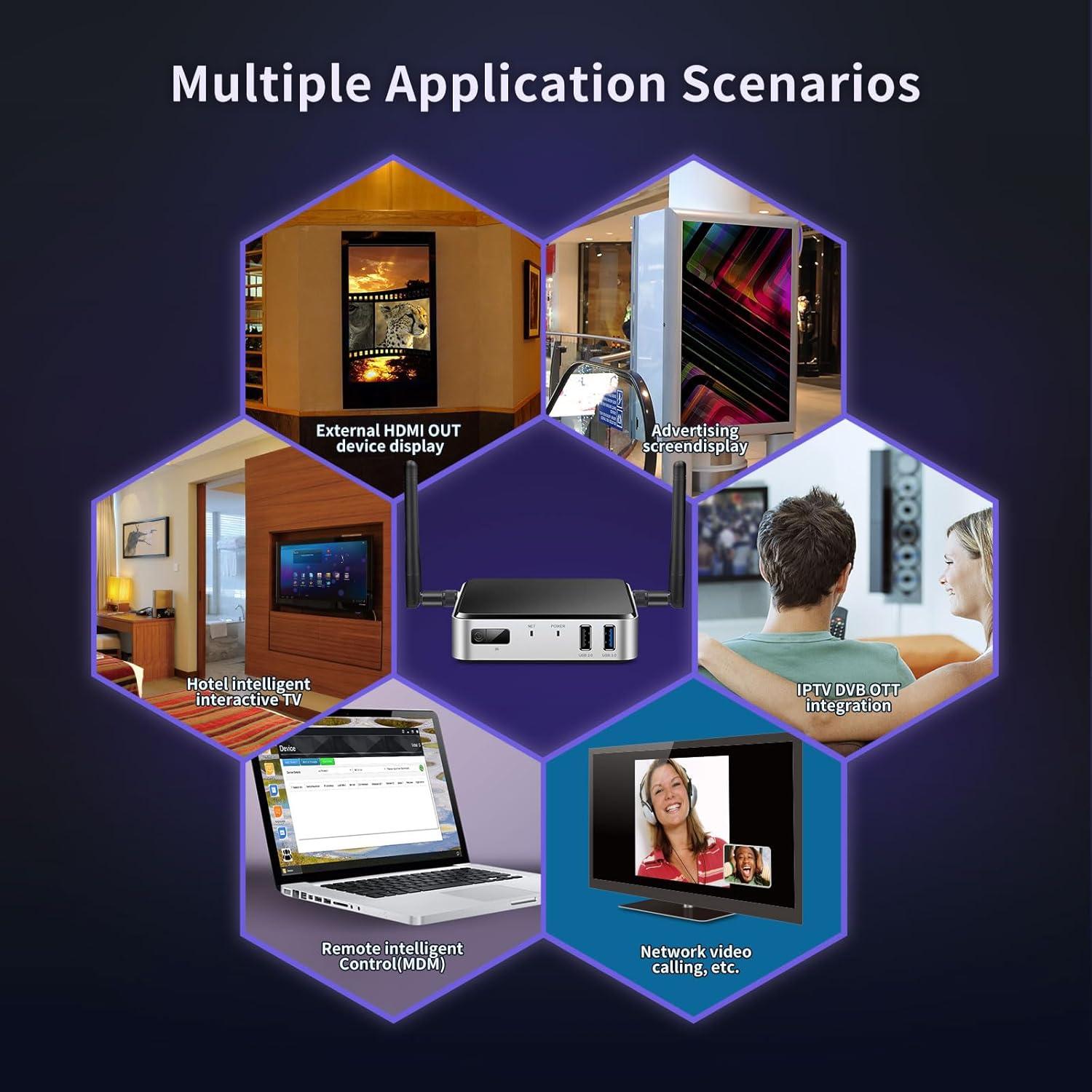 Reproductor Android TV Geniatech APC390K 4K UHD 2GB RAM 16GB ROM