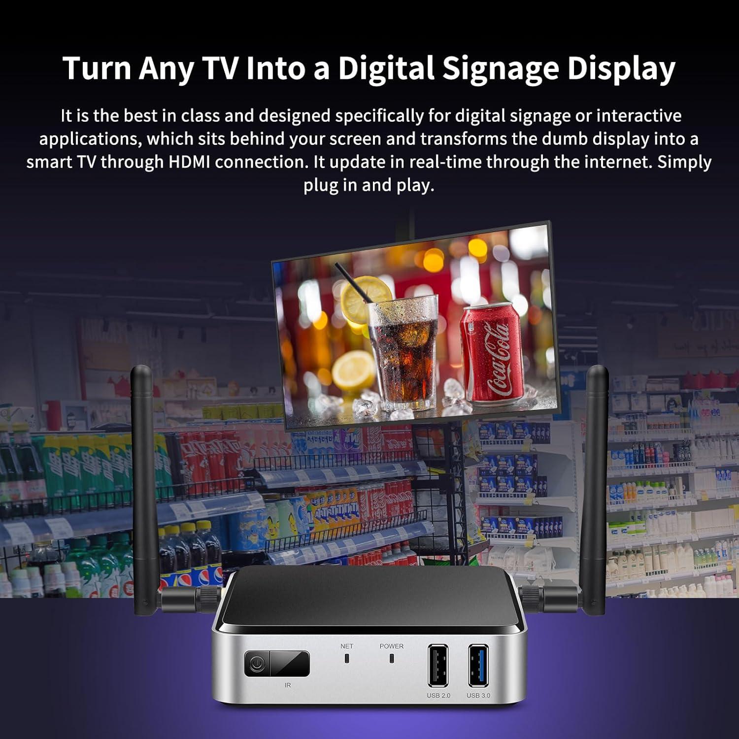 Reproductor Android TV Geniatech APC390K 4K UHD 2GB RAM 16GB ROM