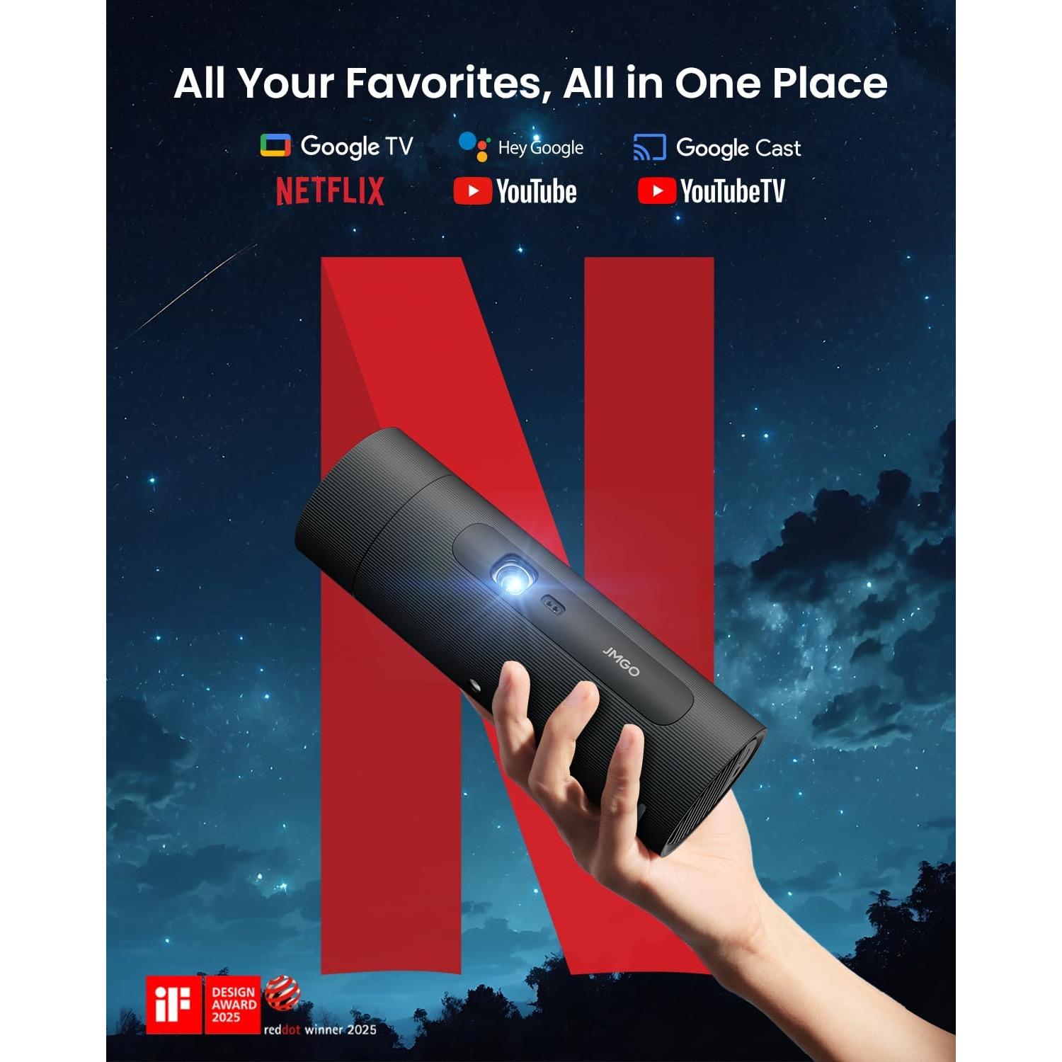 Proyector Mini Portátil JMGO PicoFlix 1080P 420 Lúmenes