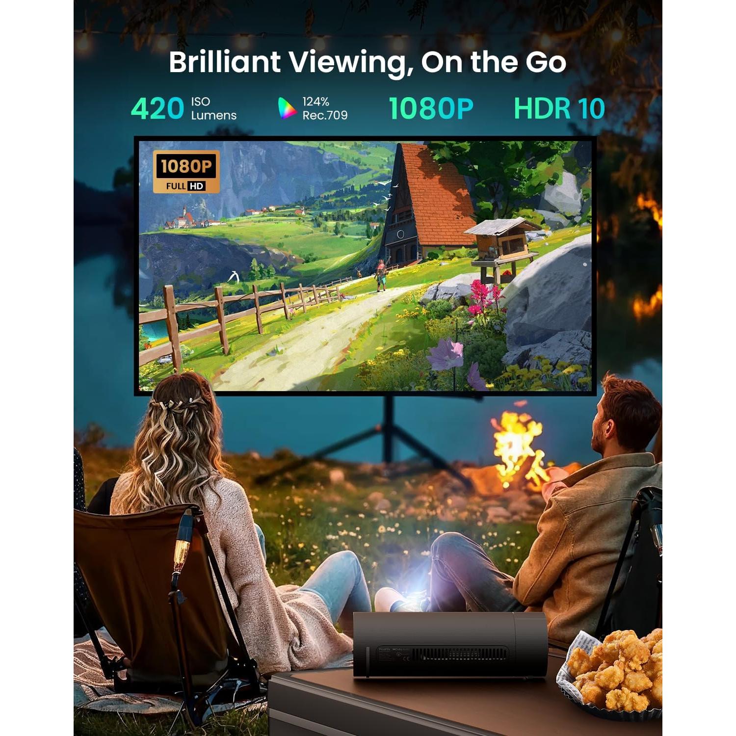 Proyector Mini Portátil JMGO PicoFlix 1080P 420 Lúmenes