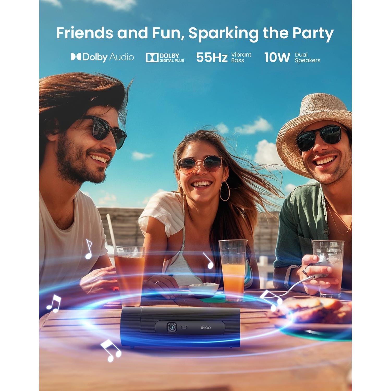 Proyector Mini Portátil JMGO PicoFlix 1080P 420 Lúmenes