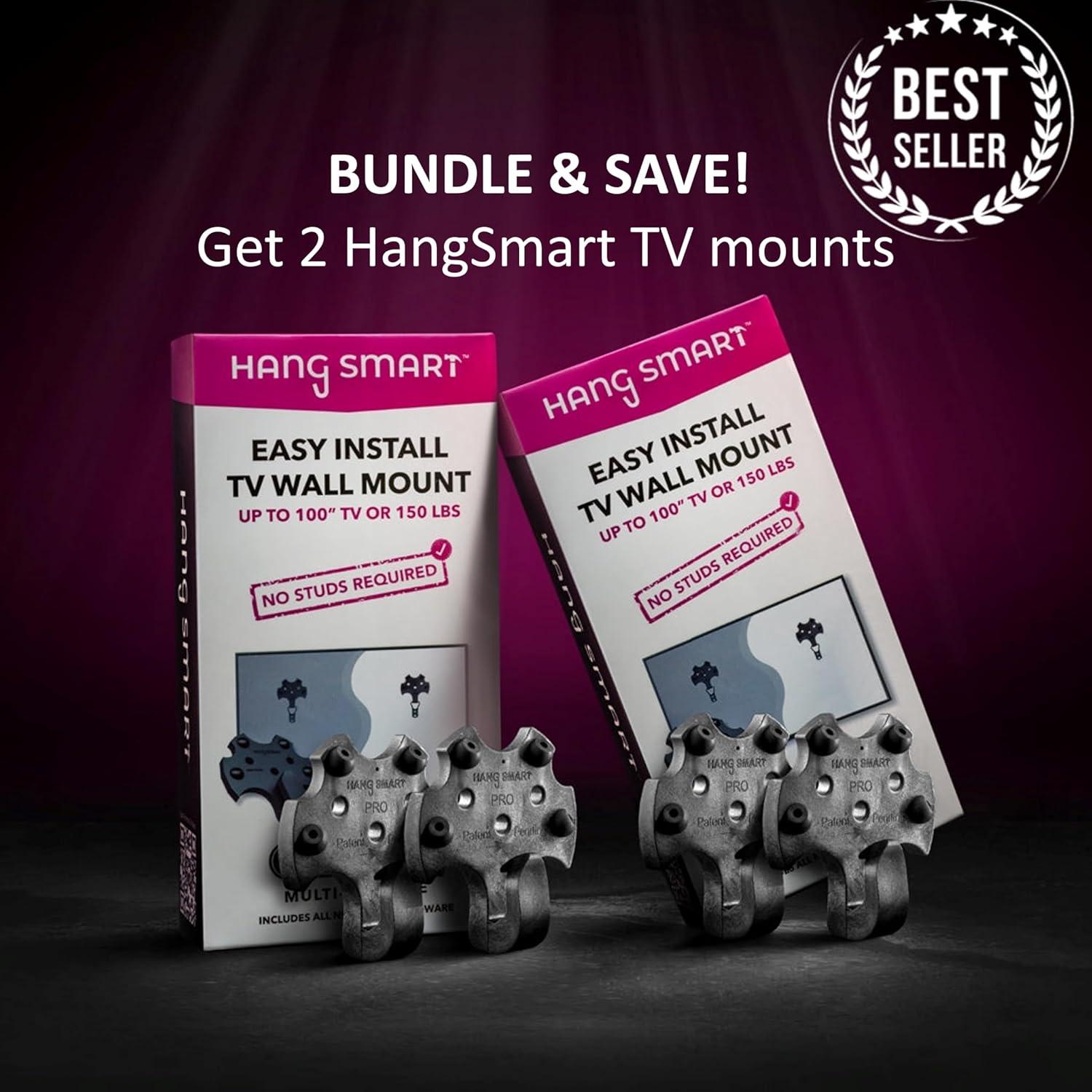 Soporte de Pared para TV HangSmart 2-Pack - Universal 19-100"