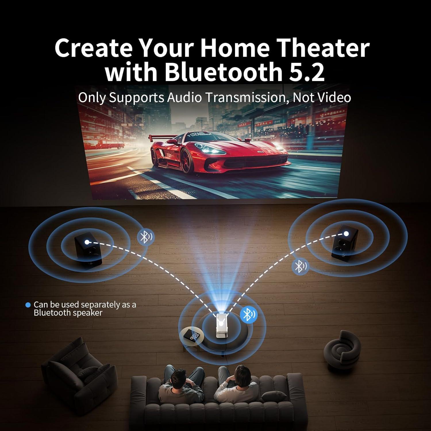 Mini Proyector Portátil Tecaki X3 4K Full HD WiFi Bluetooth