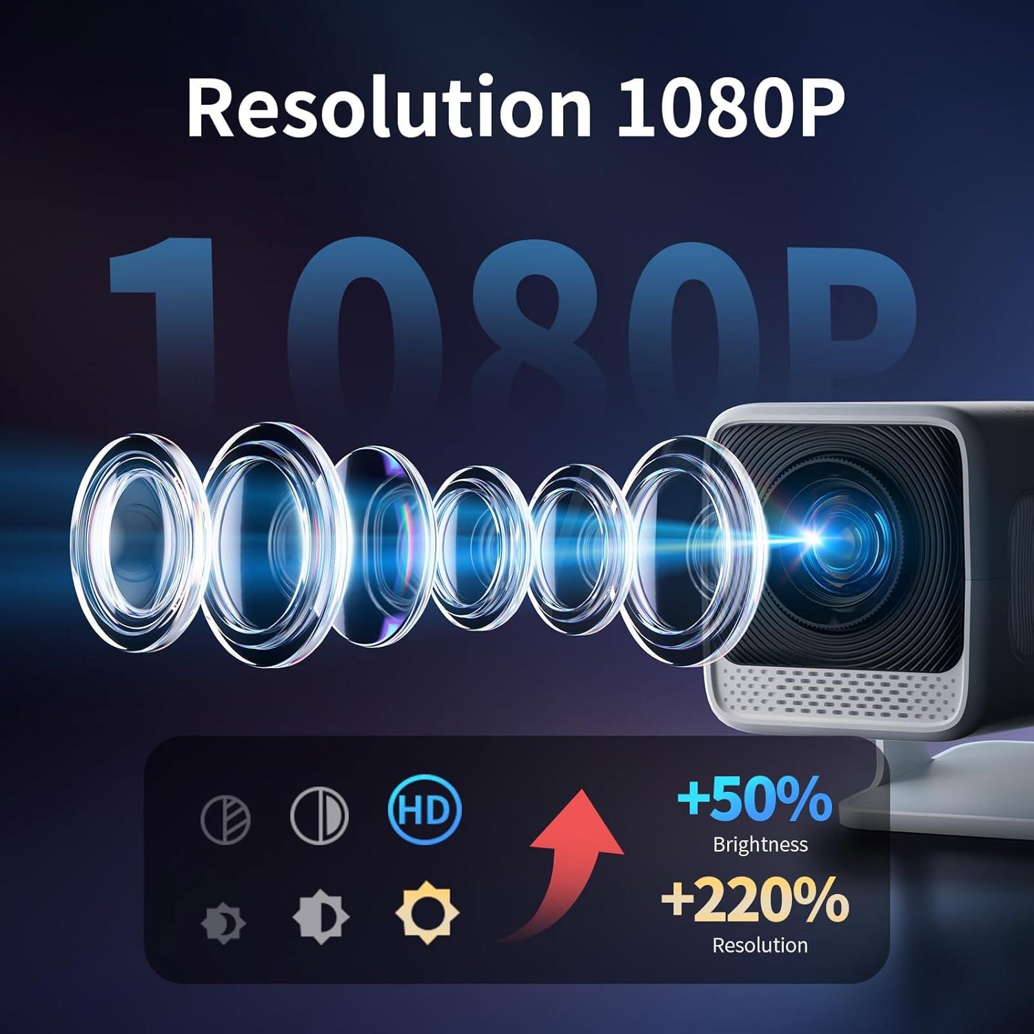 Mini Proyector Portátil Tecaki X3 4K Full HD WiFi Bluetooth