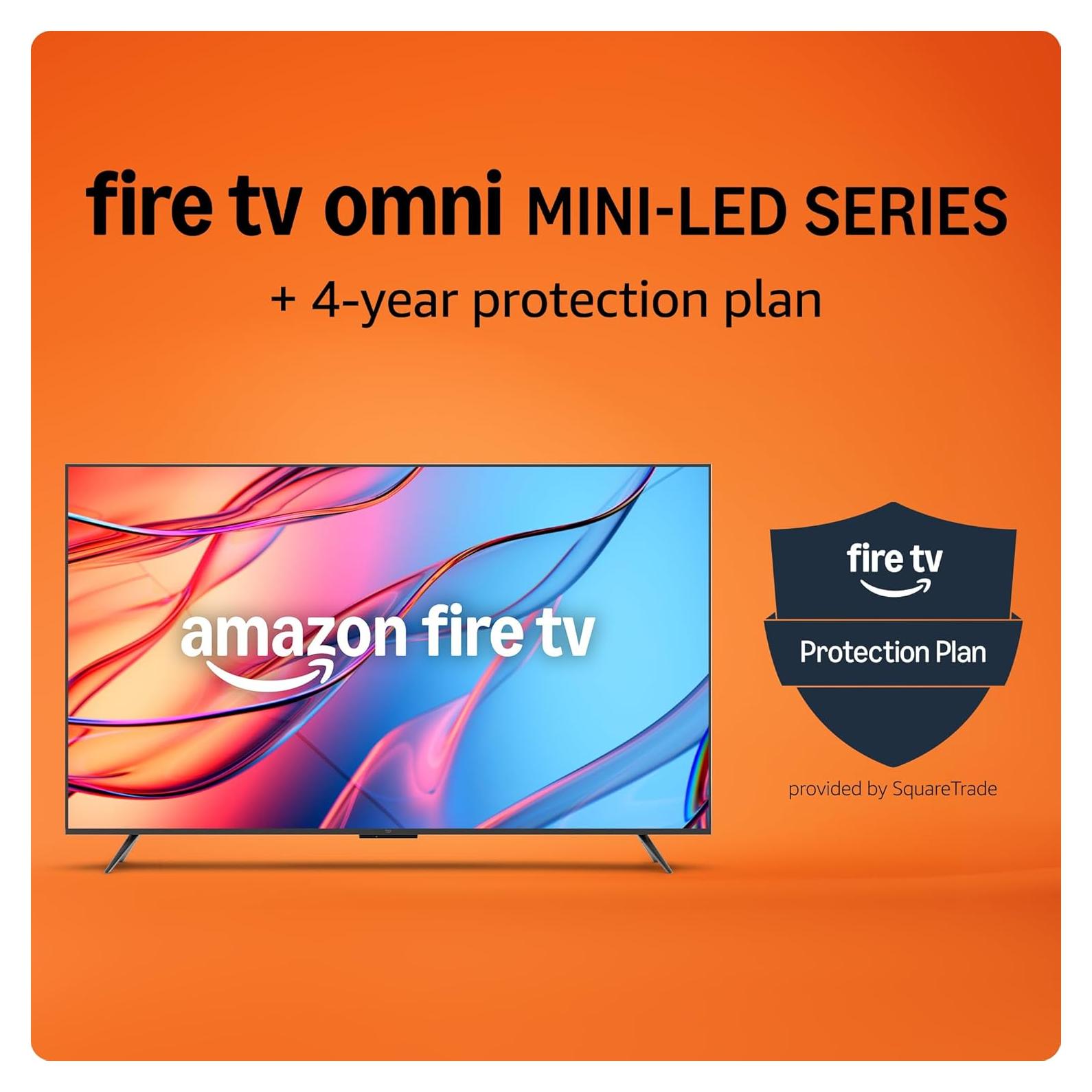 Introducing Amazon Fire TV 85" Omni Mini-LED Series with 4-Year Protection Plan