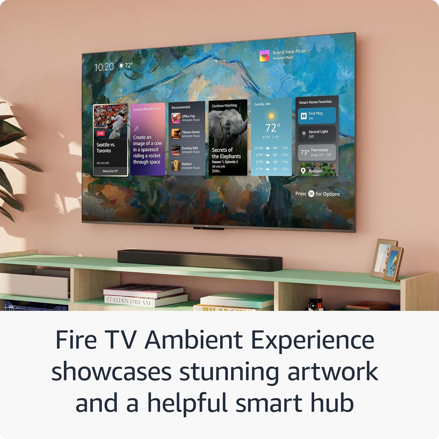 Introducing Amazon Fire TV 85" Omni Mini-LED Series with 4-Year Protection Plan