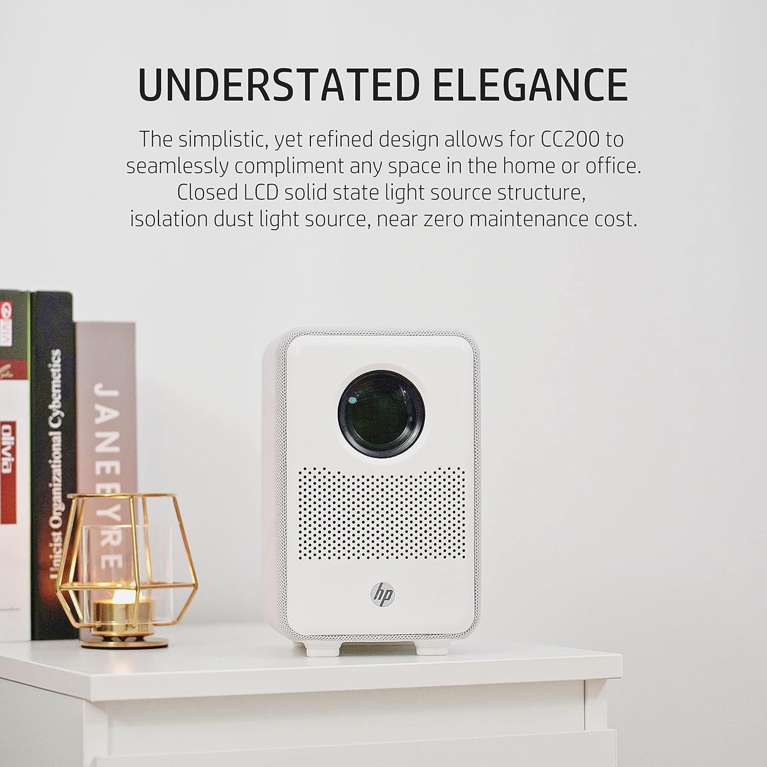 Proyector HP CC200 3en1 Full HD 1080p con pantalla 84"