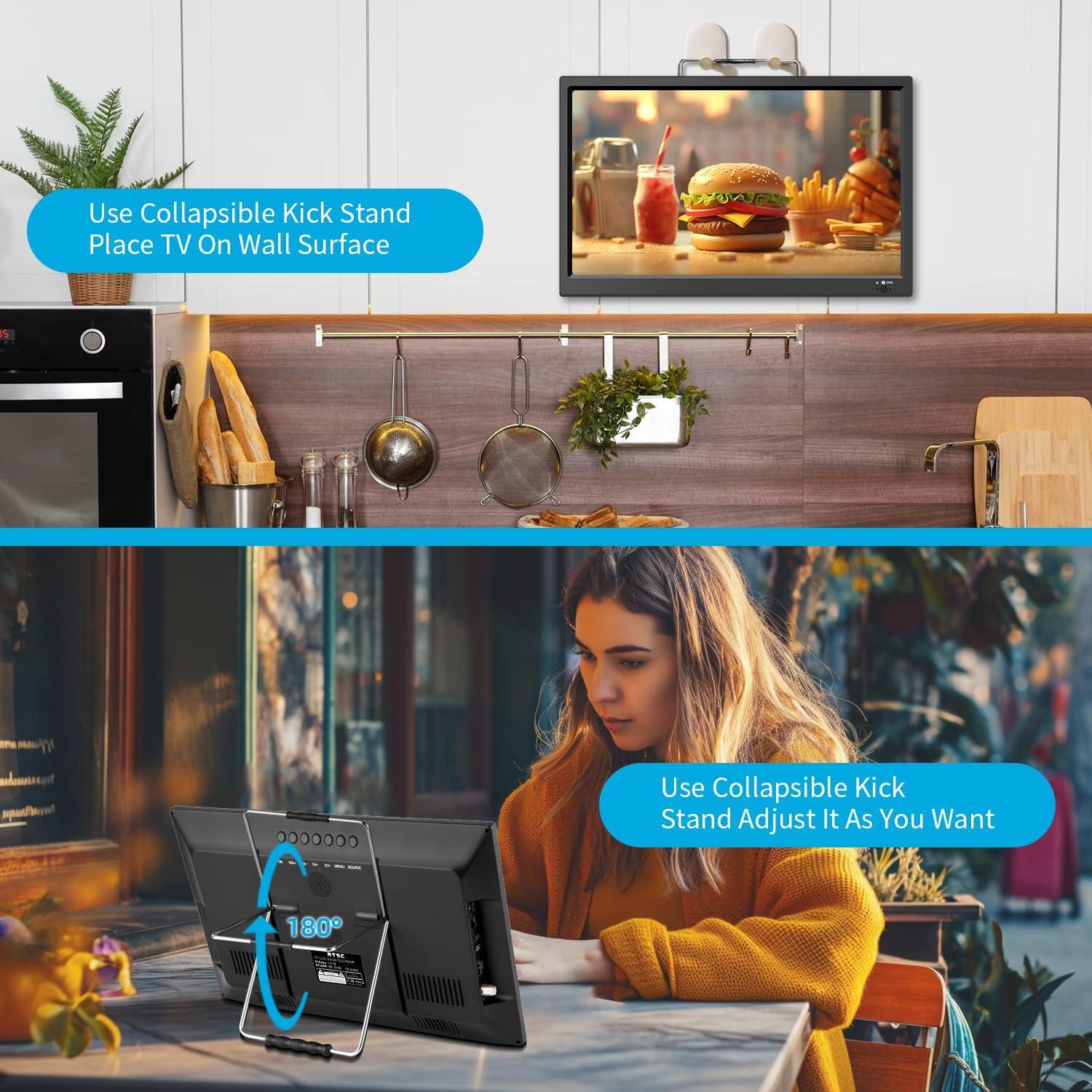 Televisor Pequeño Feihe 15.6" HD Portátil con Sintonizador