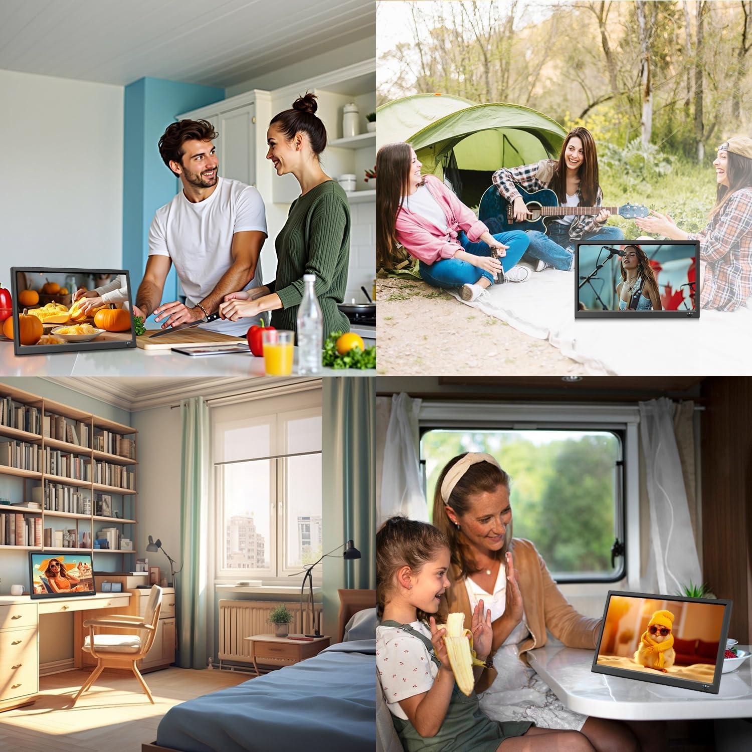 Televisor Pequeño Feihe 15.6" HD Portátil con Sintonizador