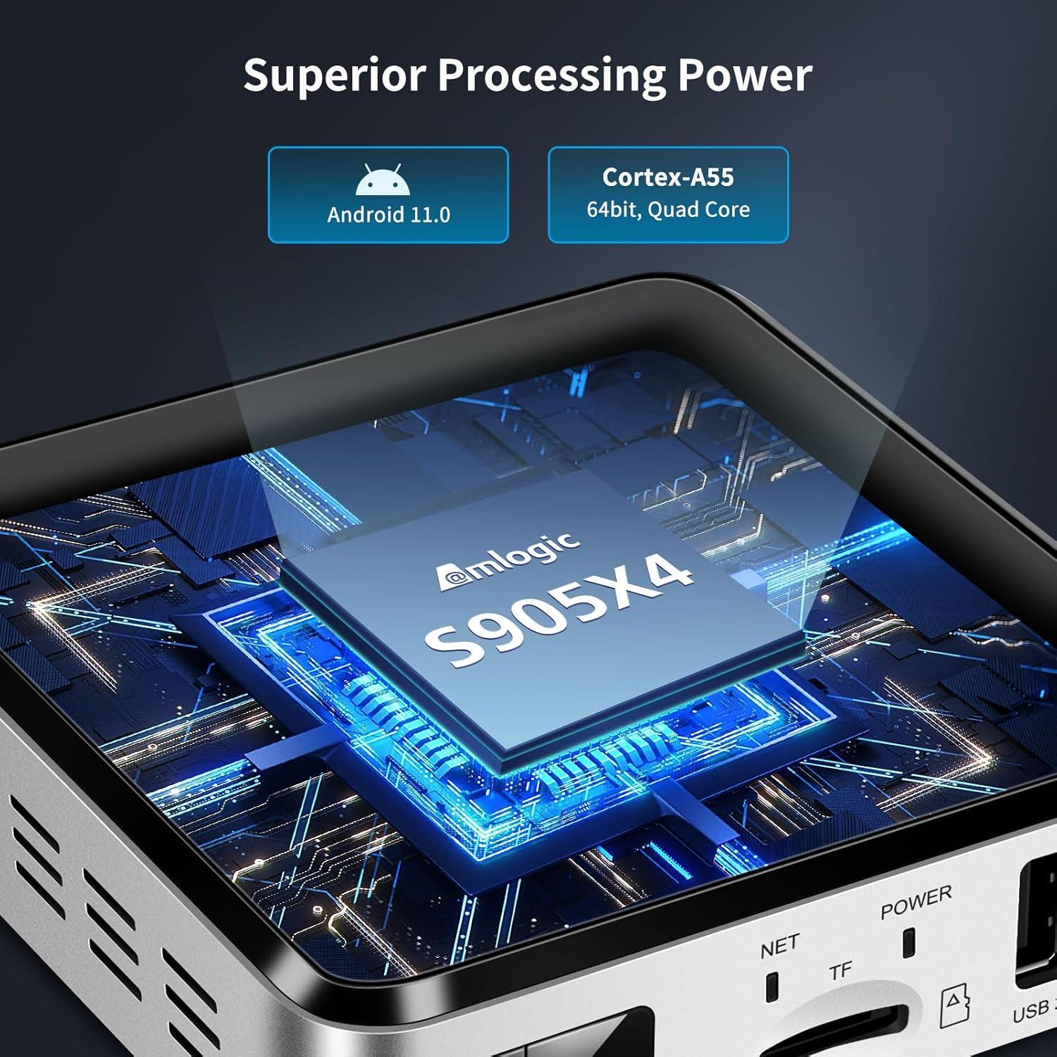 Geniatech Smart TV Box Android 11 4K HDMI 2GB RAM 8GB ROM