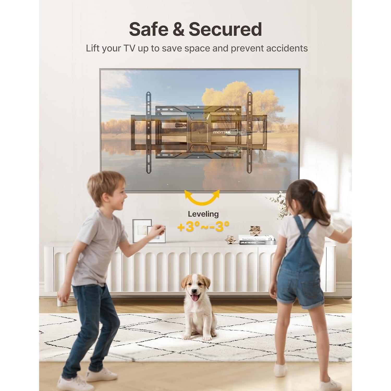 Soporte de Pared para TV monTEK 37-90" Alta Resistencia