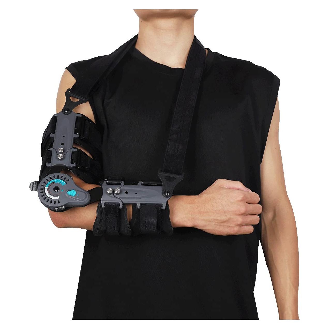 Soporte de Codo Articulado Komzer Ajustable Post OP para Brazo Derecho