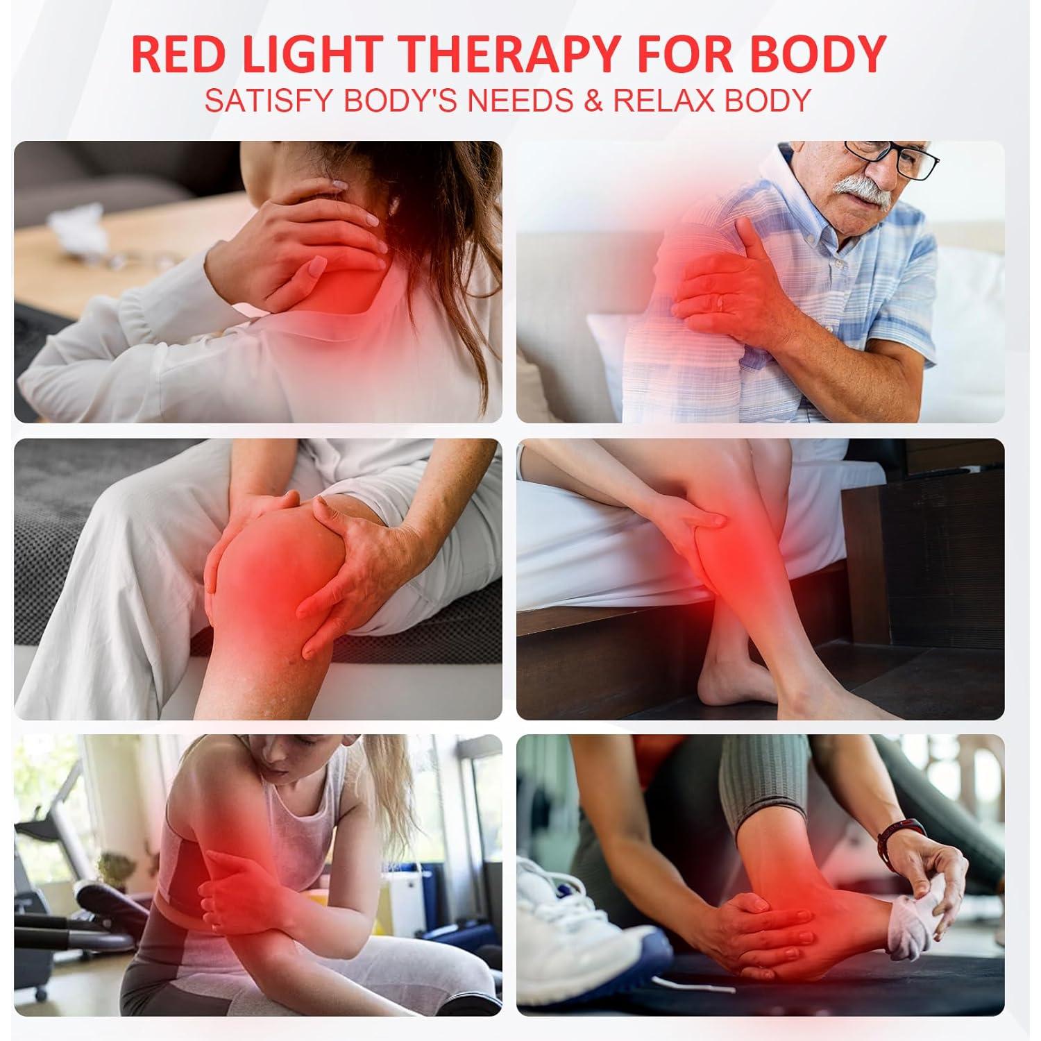 Lámpara de Terapia de Luz Roja 940nm 100 LEDs con Temporizador