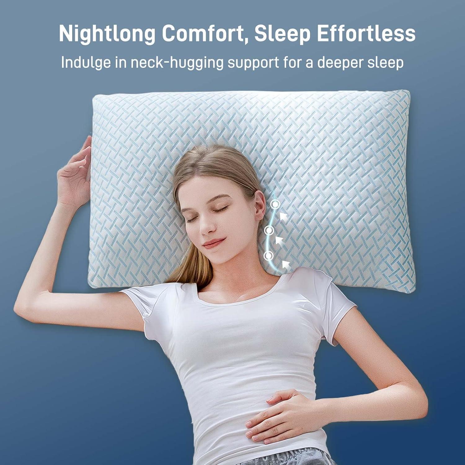 Almohada Ajustable Hipoalergénica Alkyonos Queen Espuma Memoria