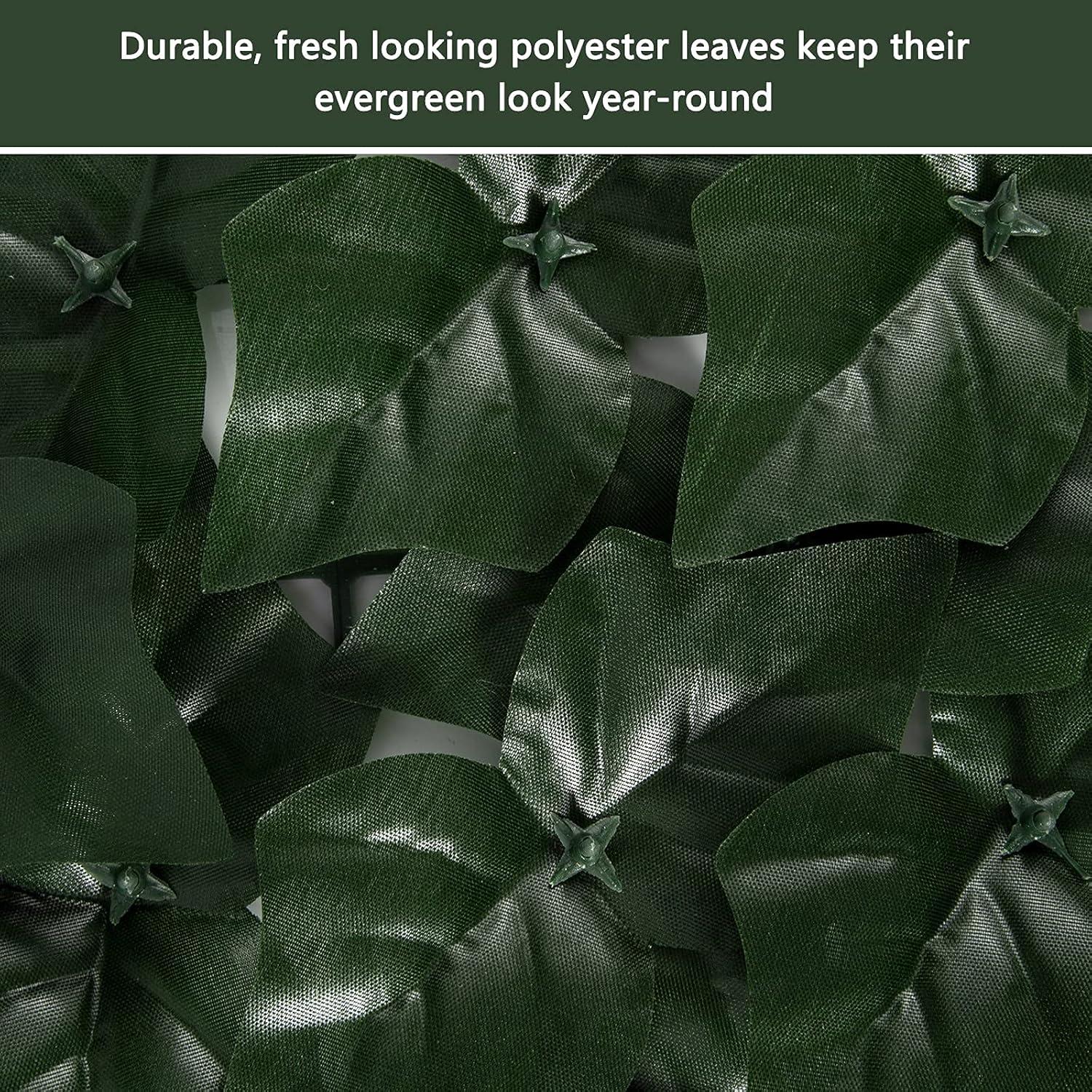 Pantalla de Privacidad Hiedra Artificial Moeput 250x100 cm Verde