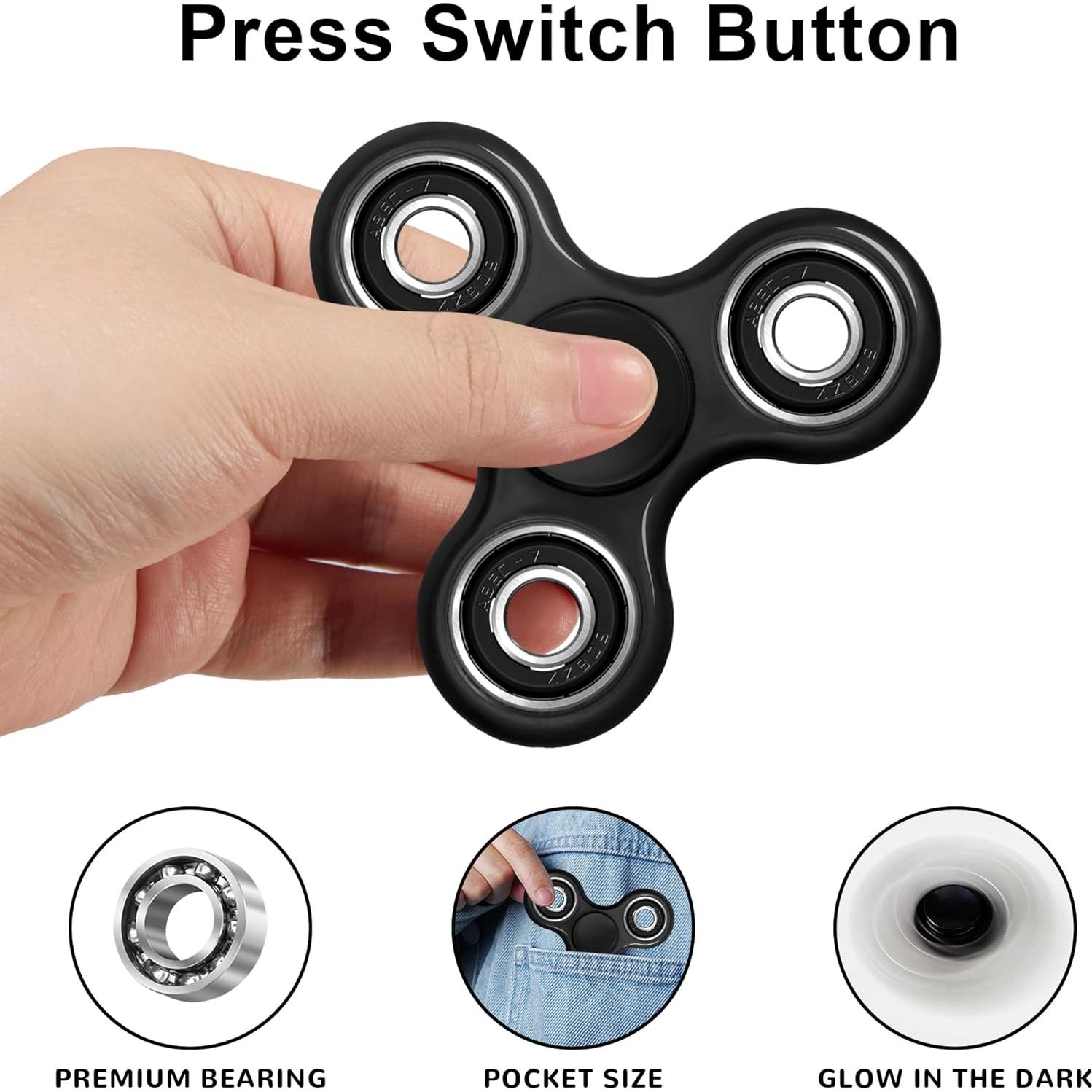 Spinner Antiestrés WELLVO Mini para Niños y Adultos - 2.54cm