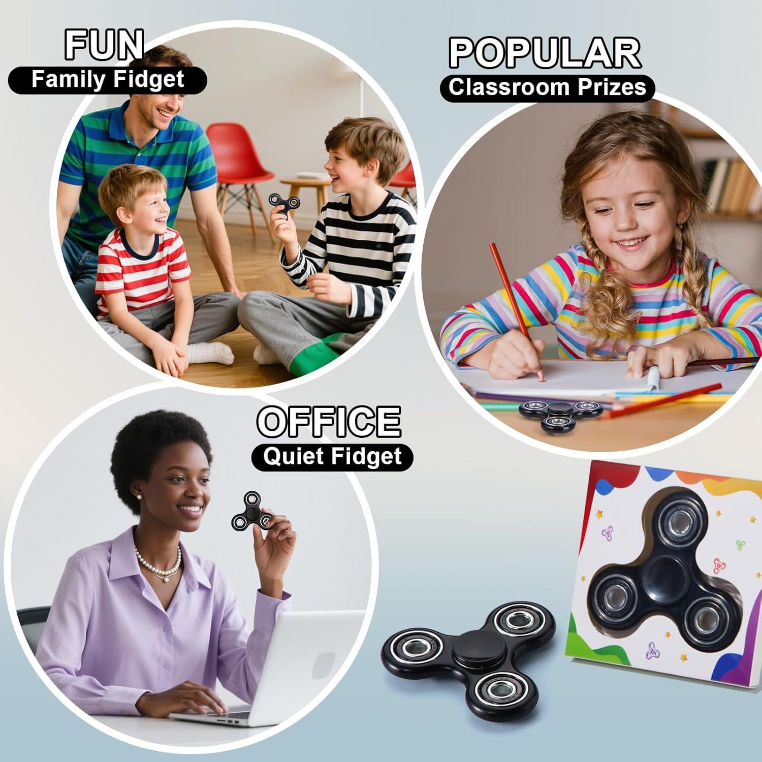 Spinner Antiestrés WELLVO Mini para Niños y Adultos - 2.54cm