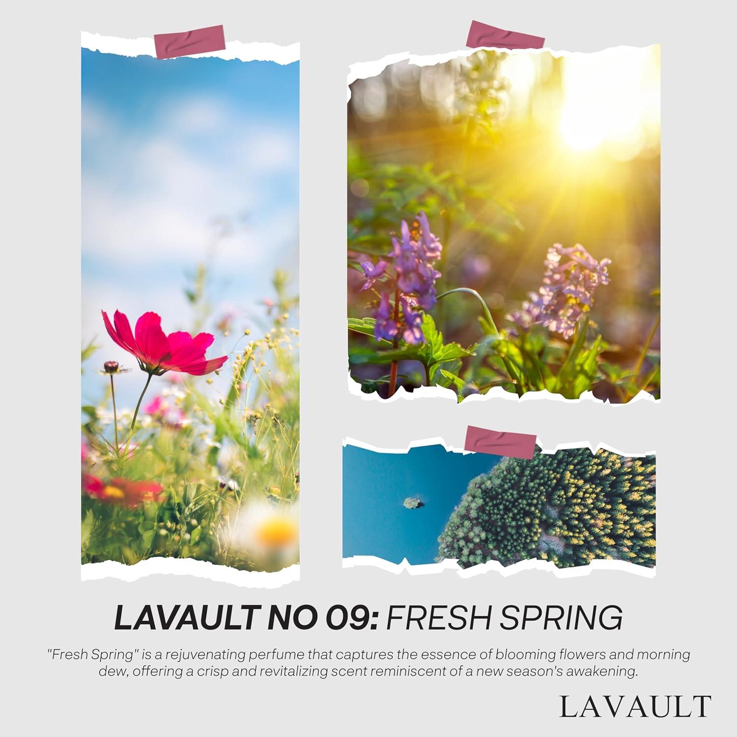 Vela Aromática Lavault Primavera Fresca - Cera de Soja 312g