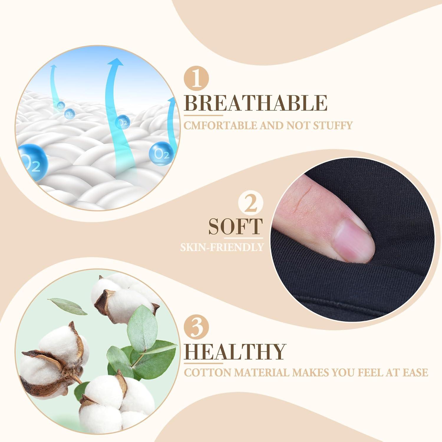 Máscara de Sueño FRESHME Negra con Cubierta para Oídos - Ajustable