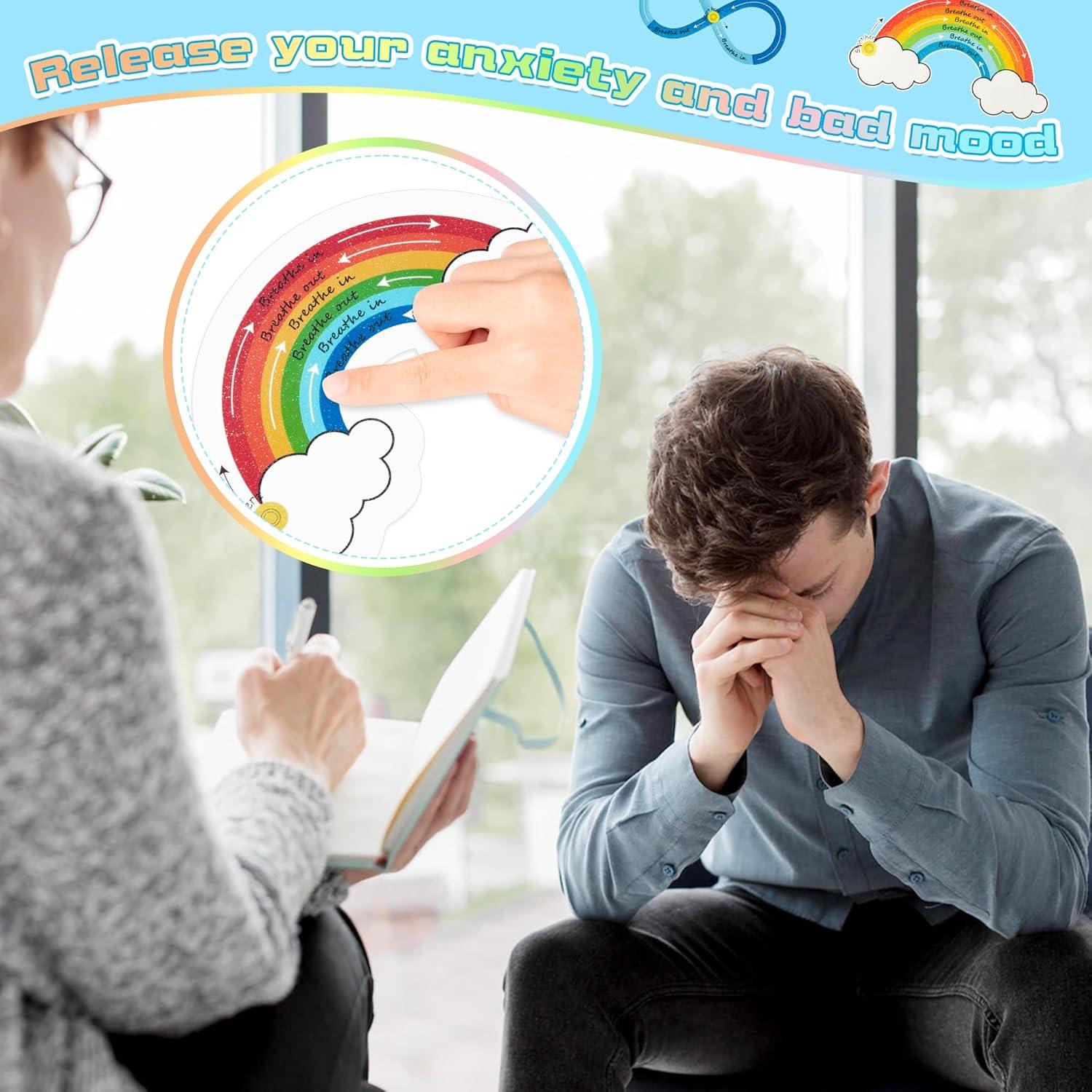 Calcomanías Sensoriales de Ansiedad H1vojoxo 48 Piezas