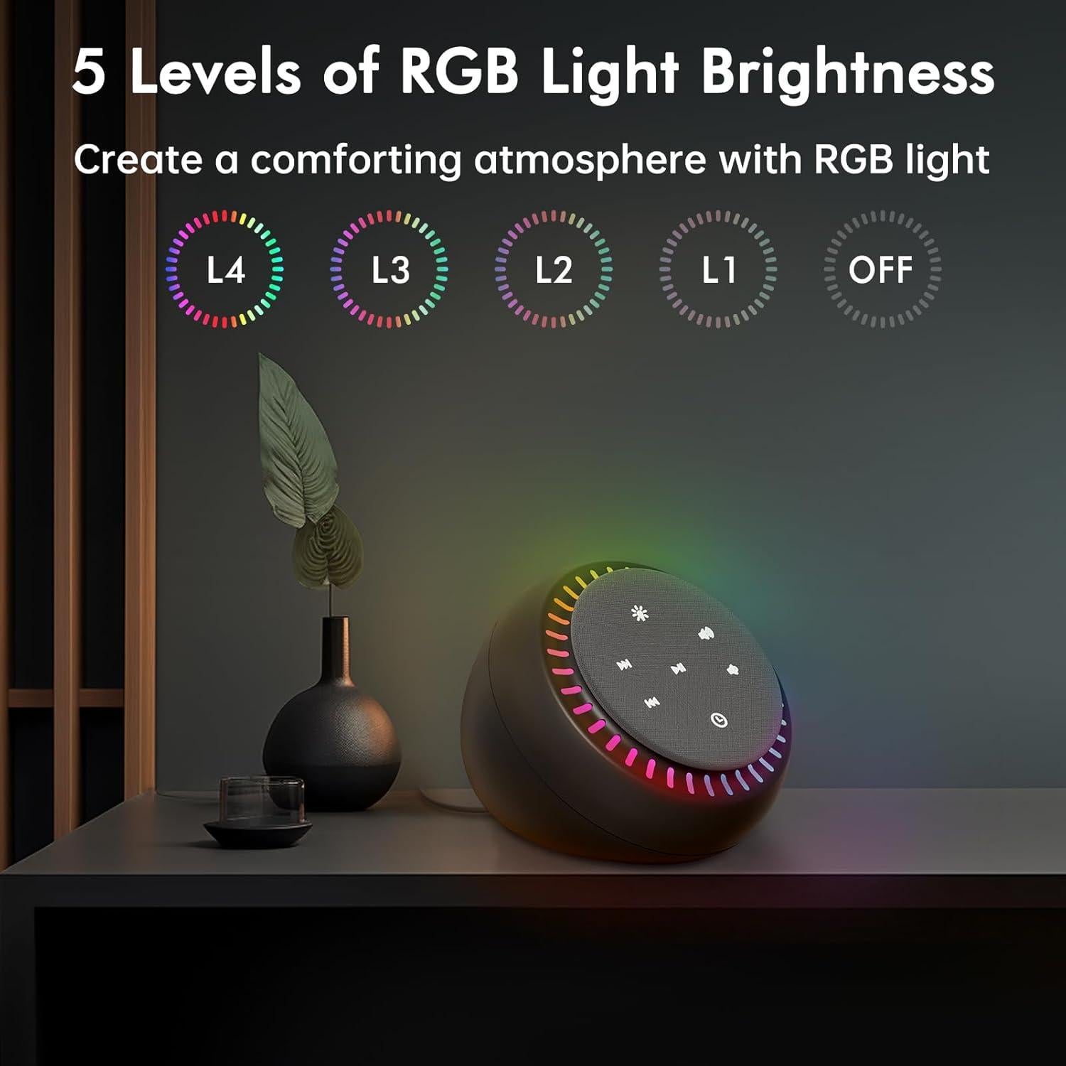 Máquina de Sonido Blanco DreamSky DS6682 con 26 Sonidos