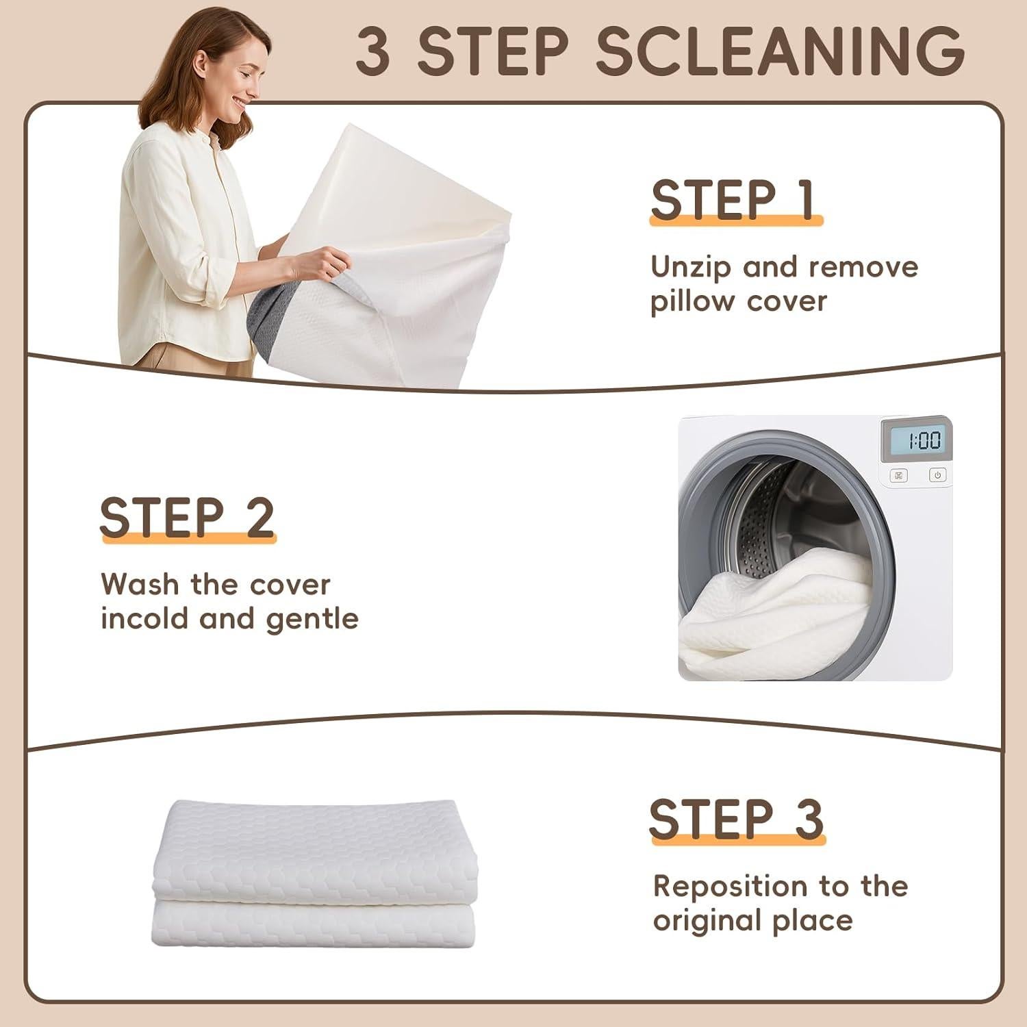 Cojín en cuña TBXONMOW para apnea del sueño y reflujo