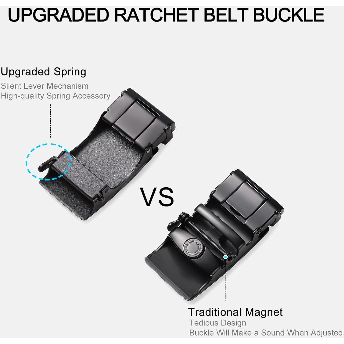 Cinturón de Cuero SENDEFN Ajustable 81 a 116 cm con Hebilla