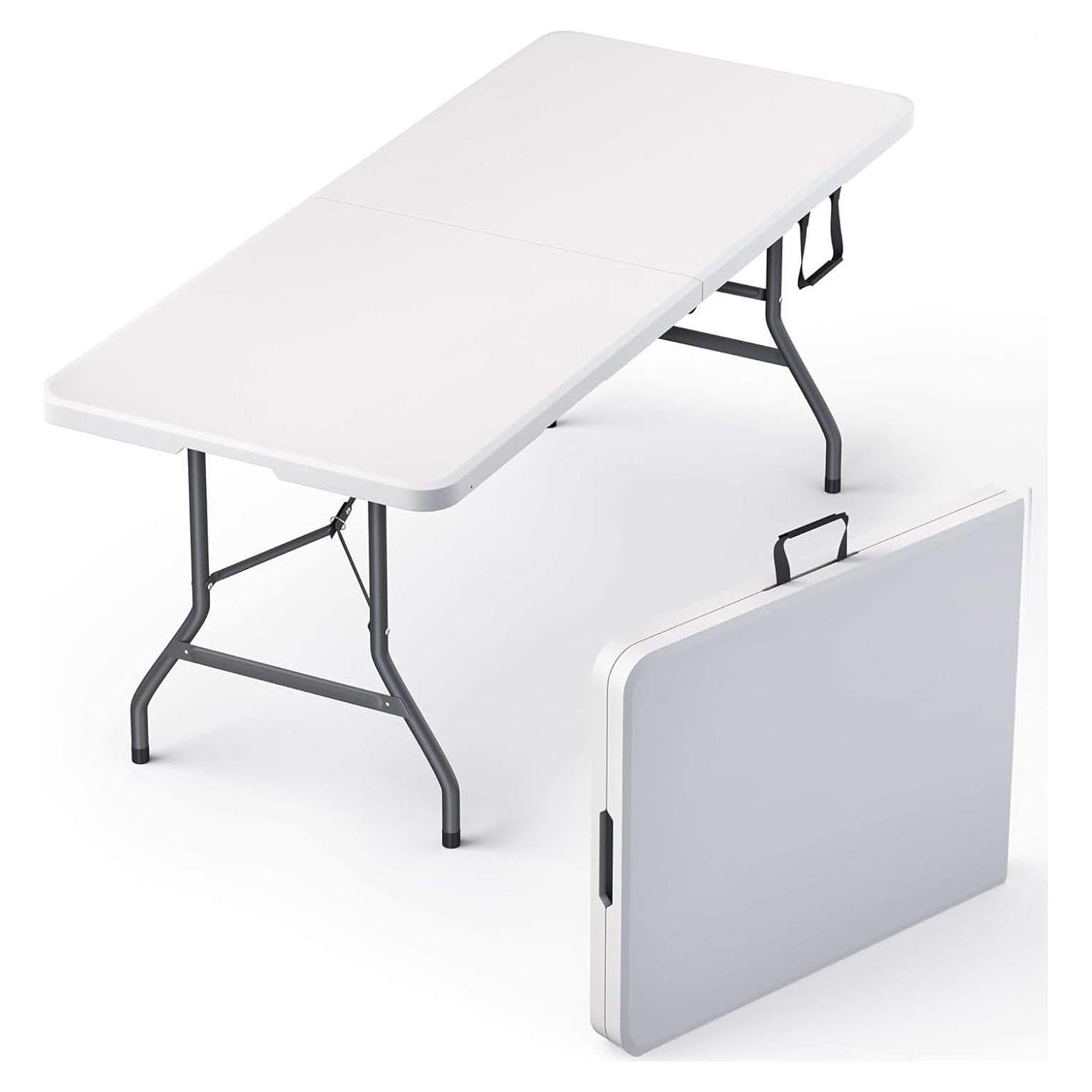 Mesa Plegable 1.83m Our Modern Space Blanca Alta Resistencia