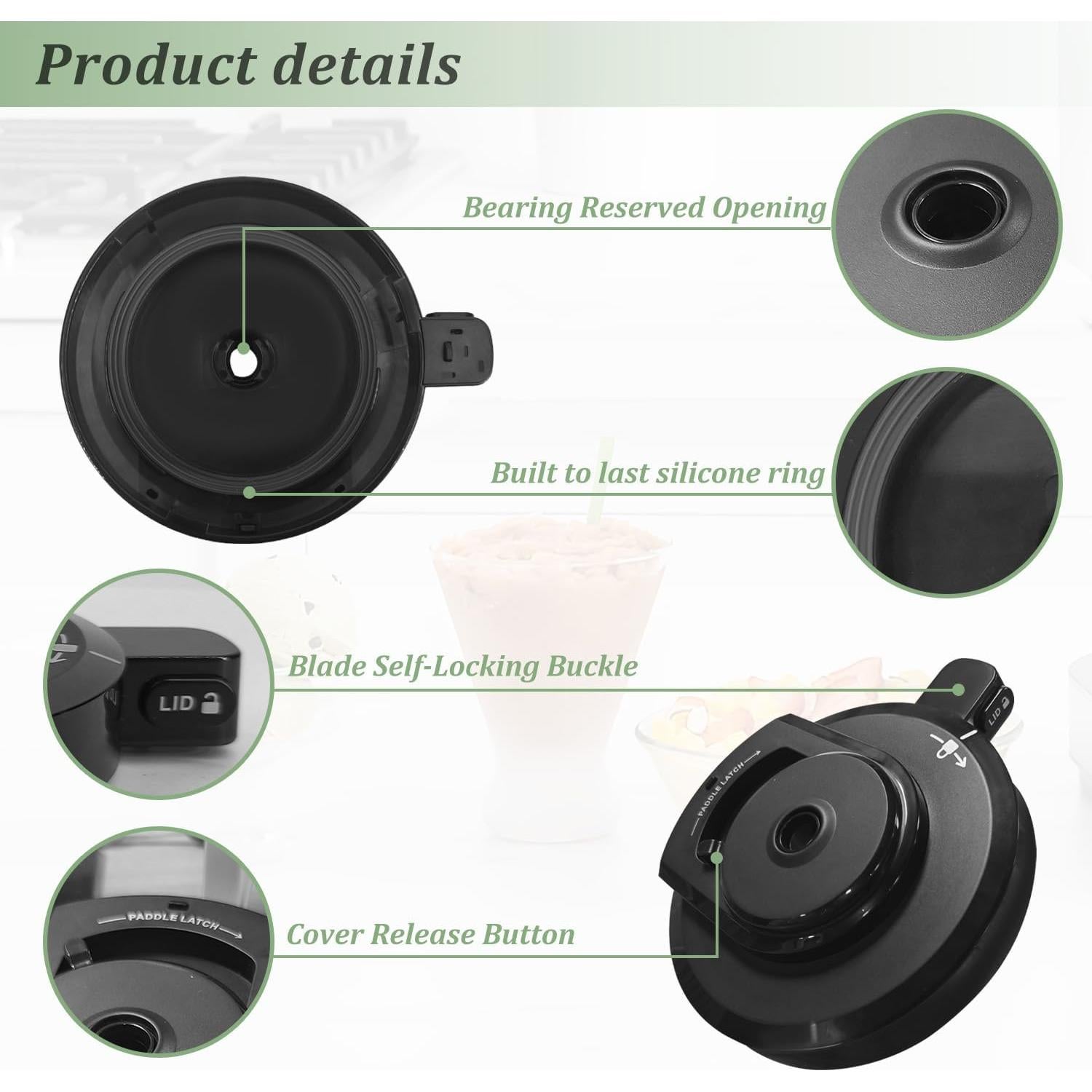 Tapa de Tazón Exterior Ninja HLS-MN8269 para NC301, Policarbonato