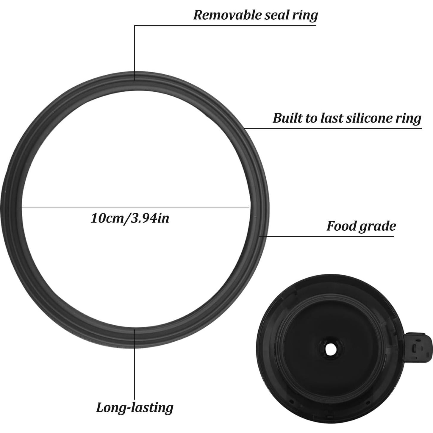 Tapa de Tazón Exterior Ninja HLS-MN8269 para NC301, Policarbonato