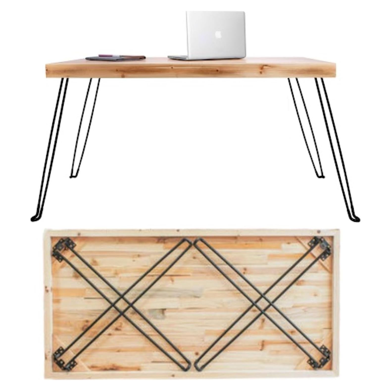 Mesa Plegable Sleekform de Madera Abeto 109.9x56.5 cm