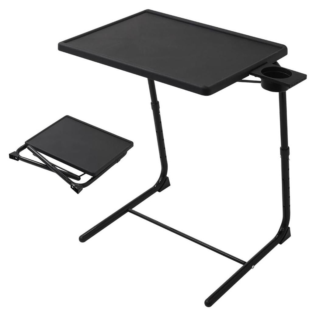 Mesa de bandeja plegable Japard para TV, altura ajustable 72.9 cm