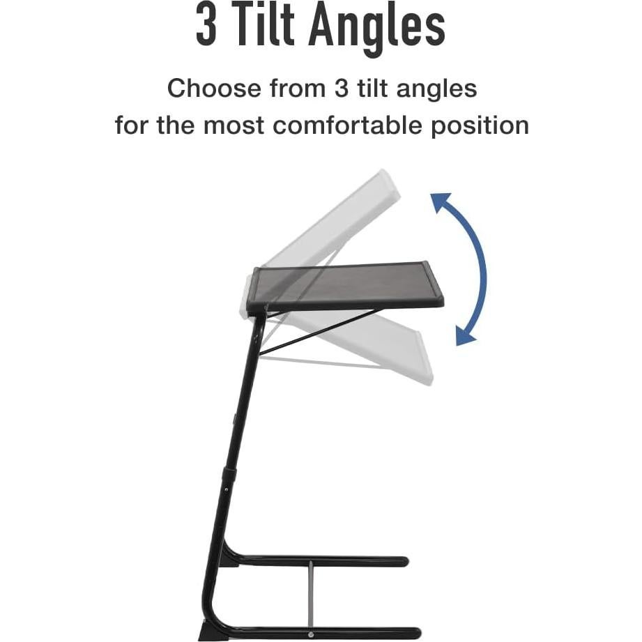 Mesa de bandeja plegable Japard para TV, altura ajustable 72.9 cm